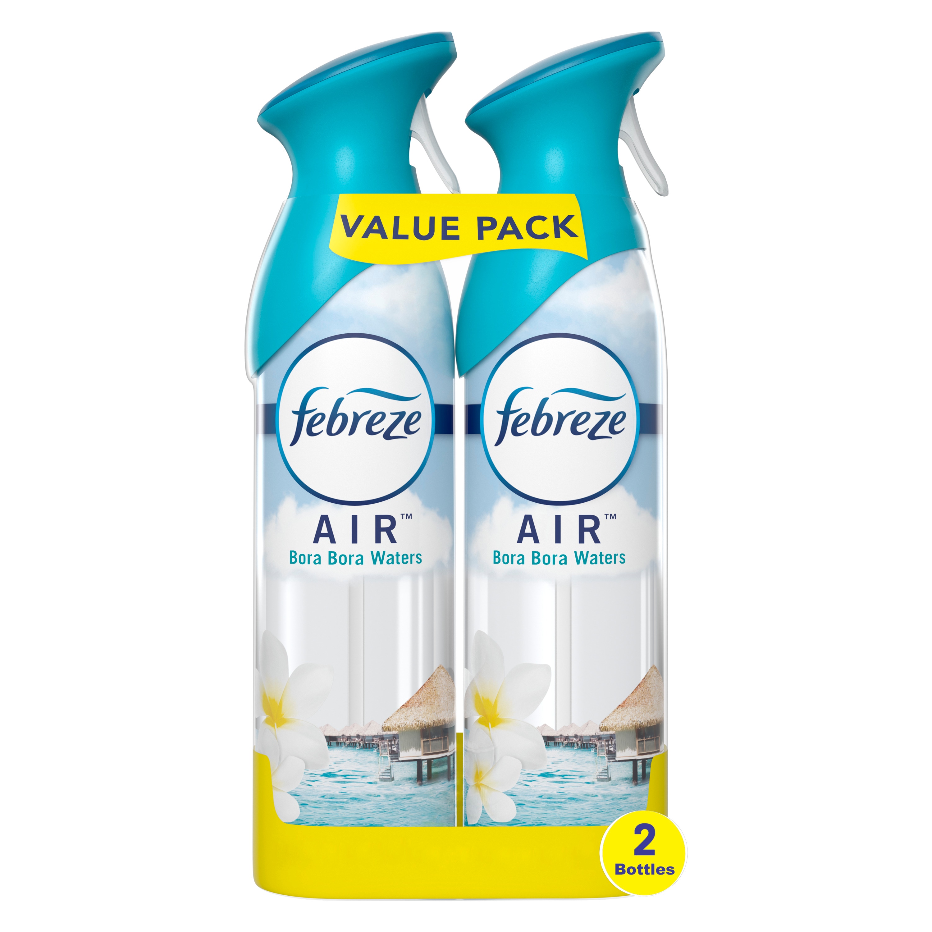 Febreze Air Air Refresher, Bora Bora Waters, Value Pack - 2 pack, 8.8 oz bottles