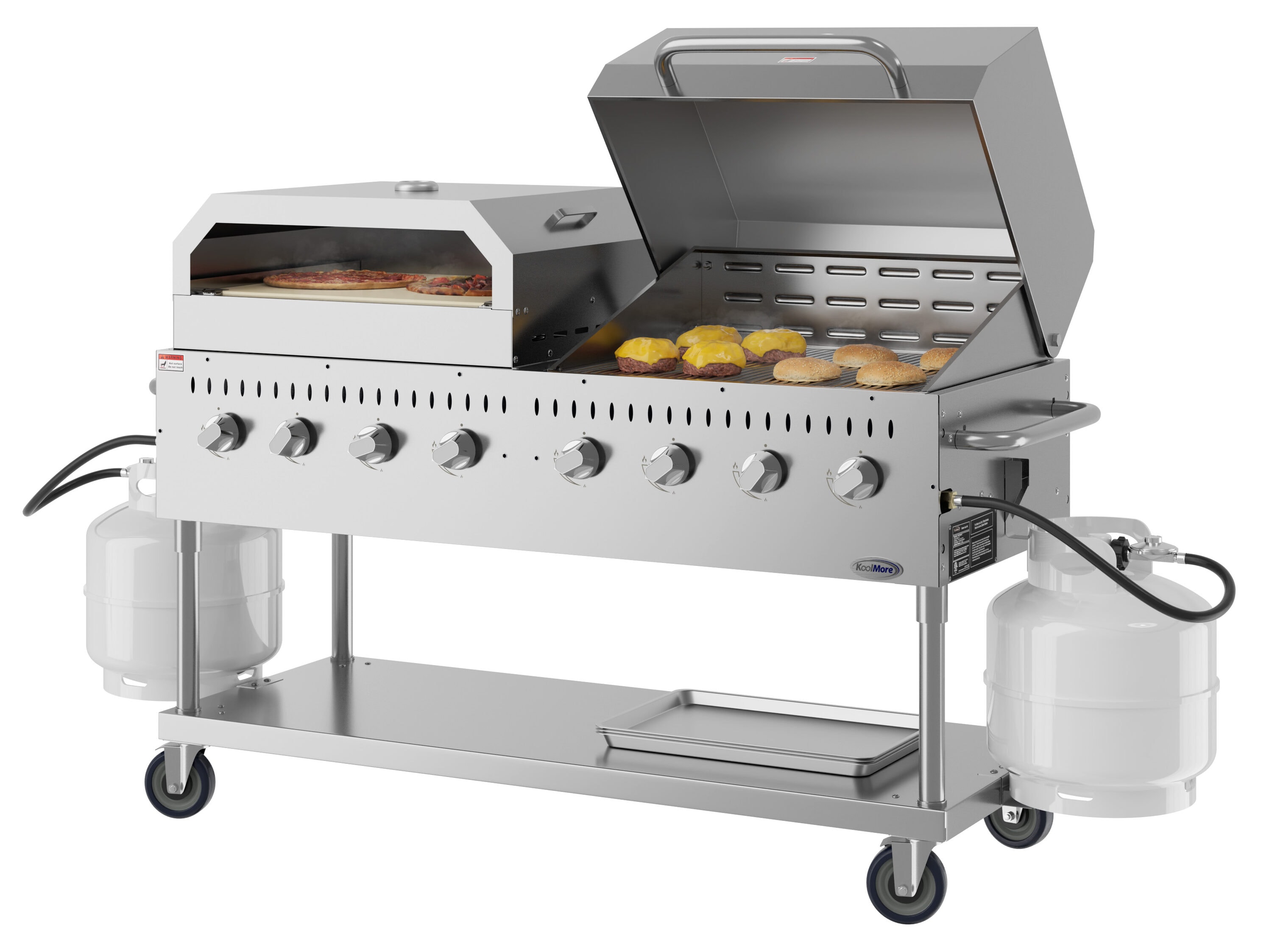 KoolMore LOW-CGKIT6-D30P30 Gas-Grill - View #9