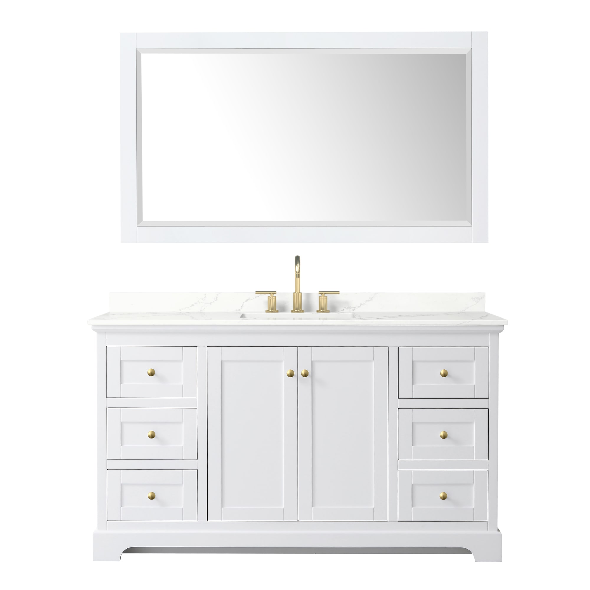 Wyndham Collection WCV232360SWGGTUS3M58 Bath-Vanity-Combo - View #2