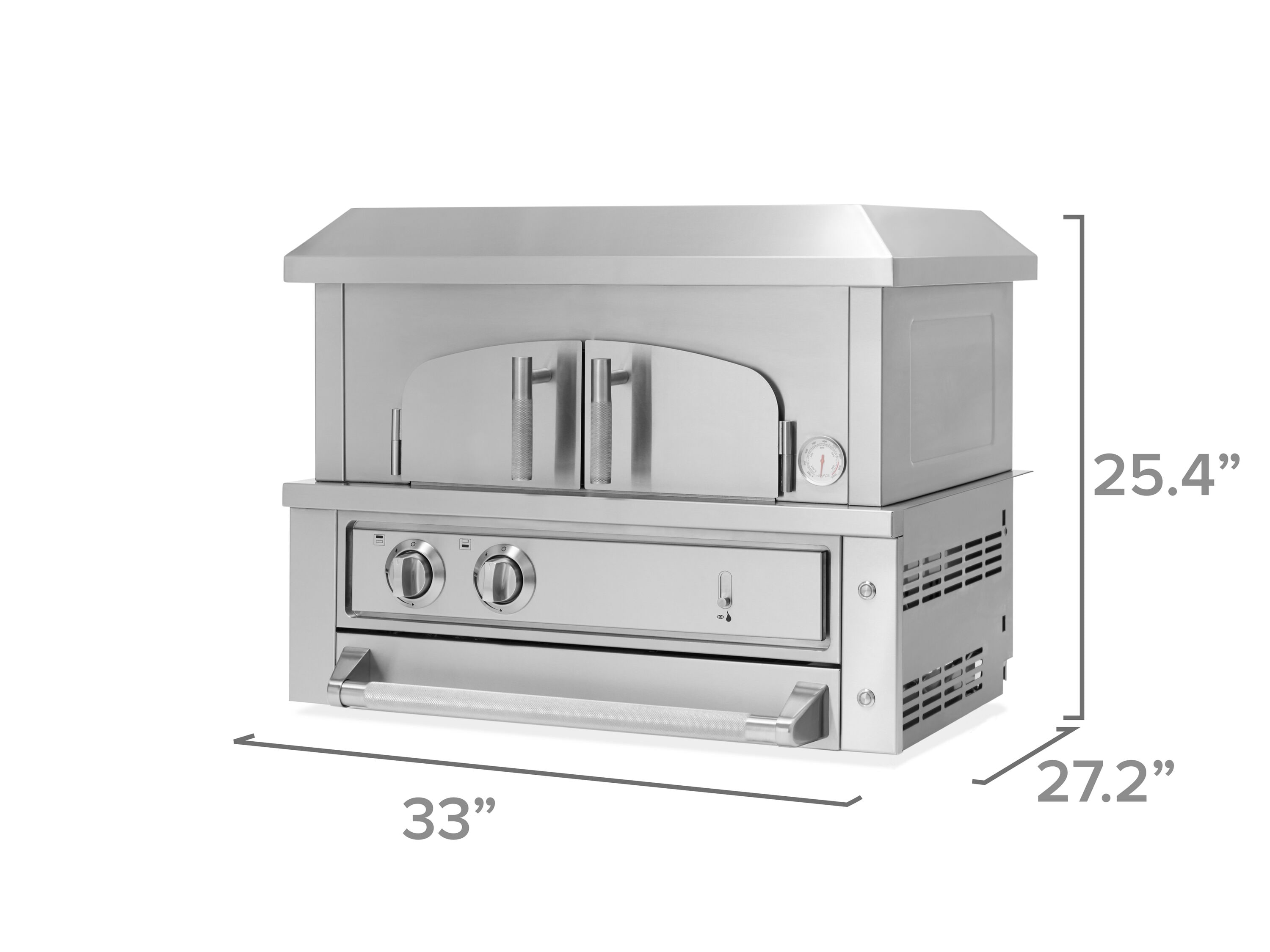 NewAge Products Outdoor Kitchen Platinum Built-In Cordierite Hearth ...