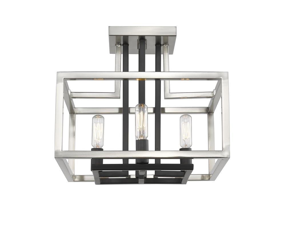 Z-Lite 456SF-BN-BK flushmounts - View #3