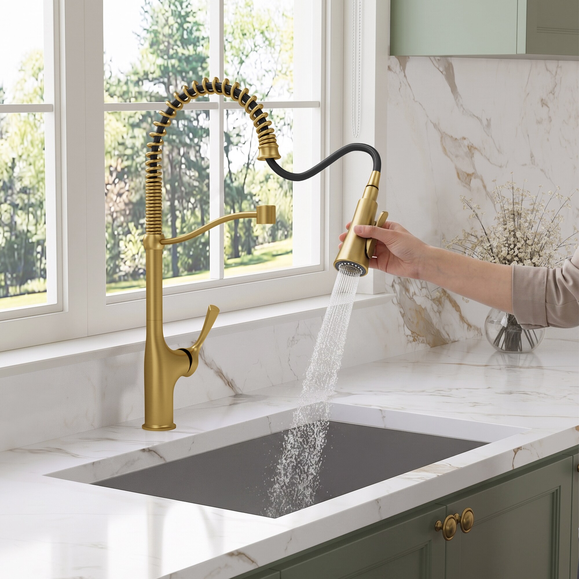 YAWWALK Y13W43K-BG-1 Kitchen-Faucets - View #2