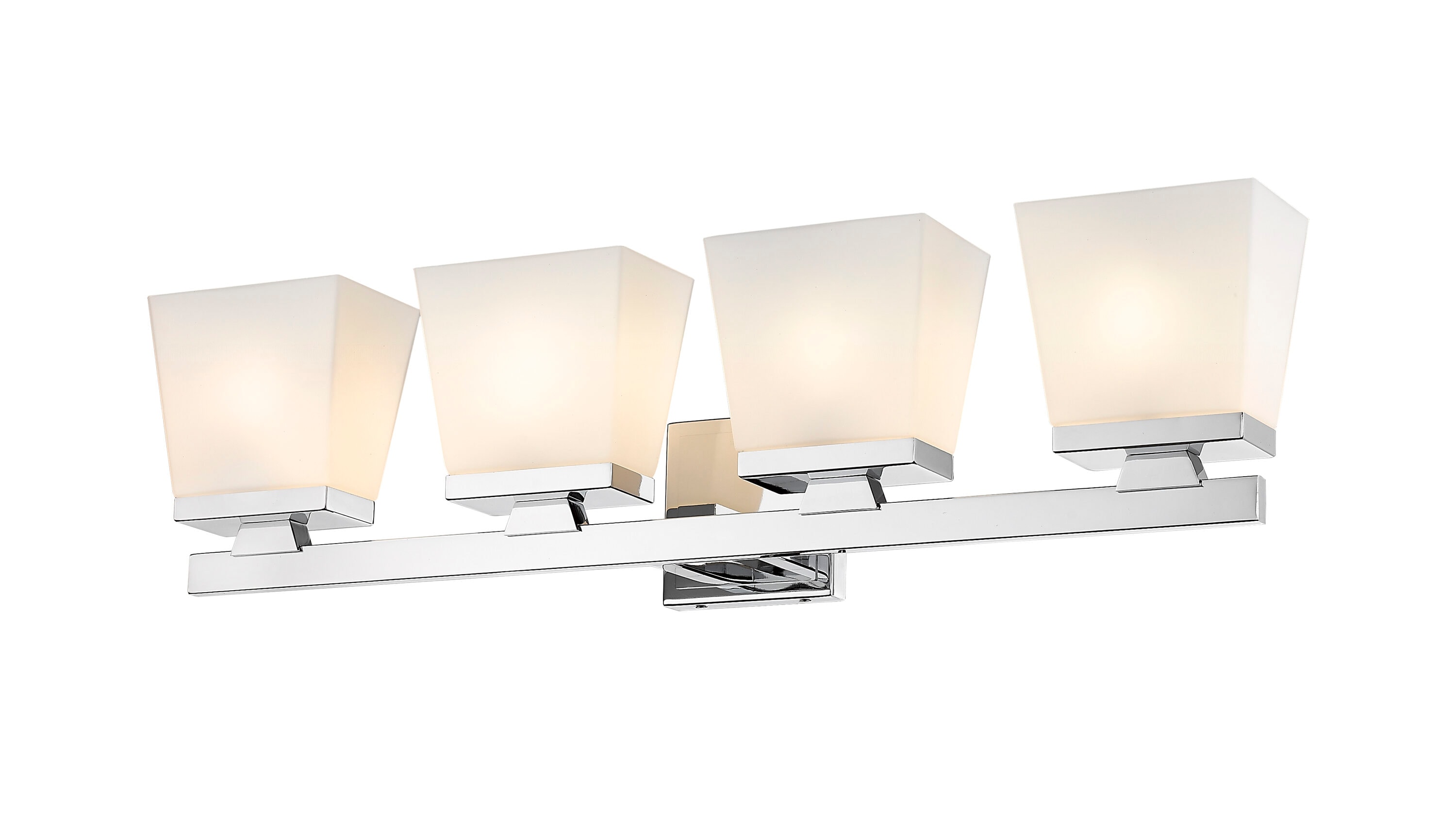 Z-Lite 1937-4V-CH Astor 29-in 4 -Light Polished Chrome Farmhouse Vanity light