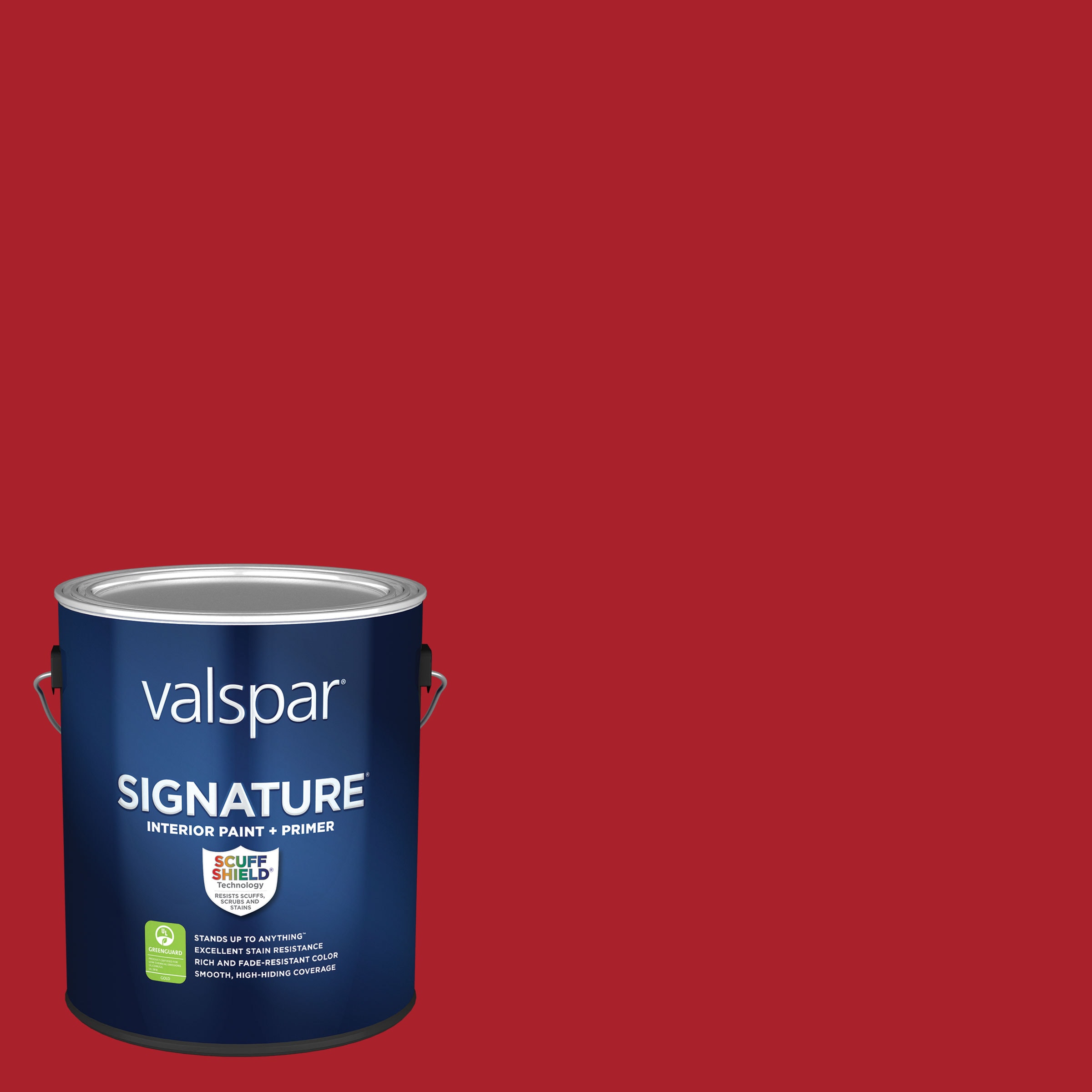 Valspar 1009-2-5623373 Signature Satin Classic Red Latex Interior Paint Paint + Primer ( 1-gallon )