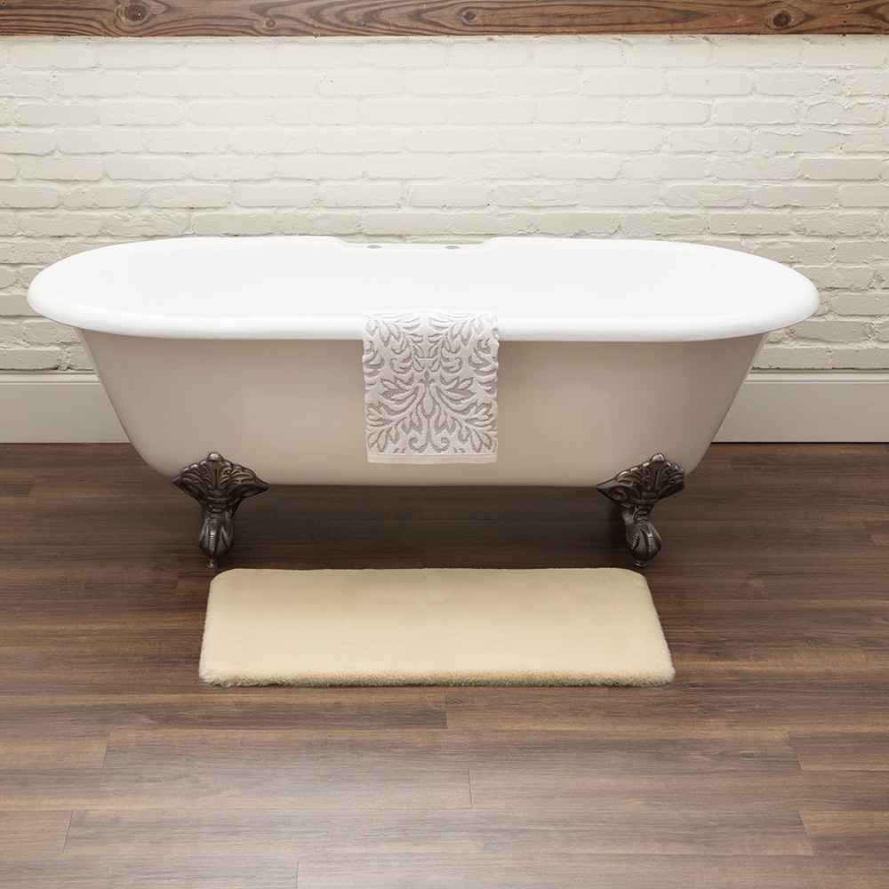 Mohawk Home Boardwalk Bath Cotton Reversible Taupe 2' x 5