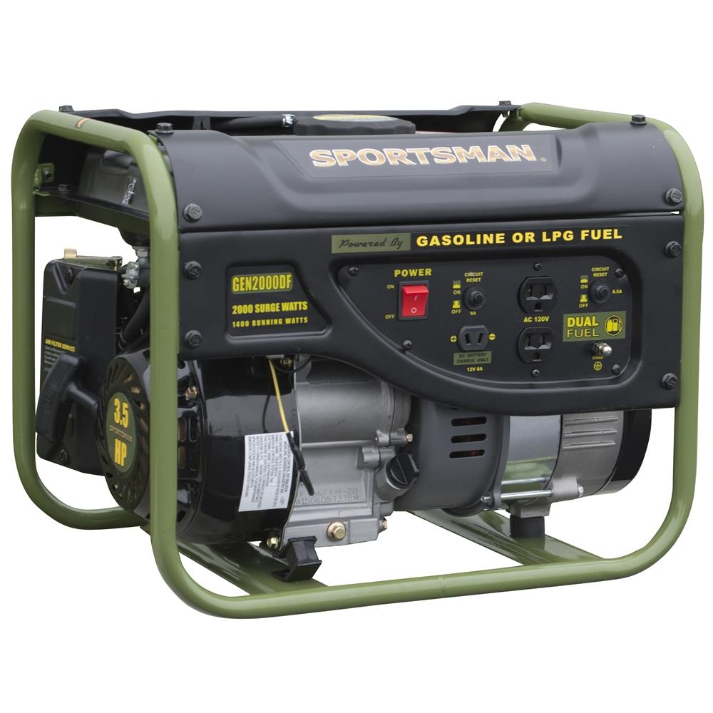  GEN2000DF Dual Fuel 1400-Watt Portable Generator