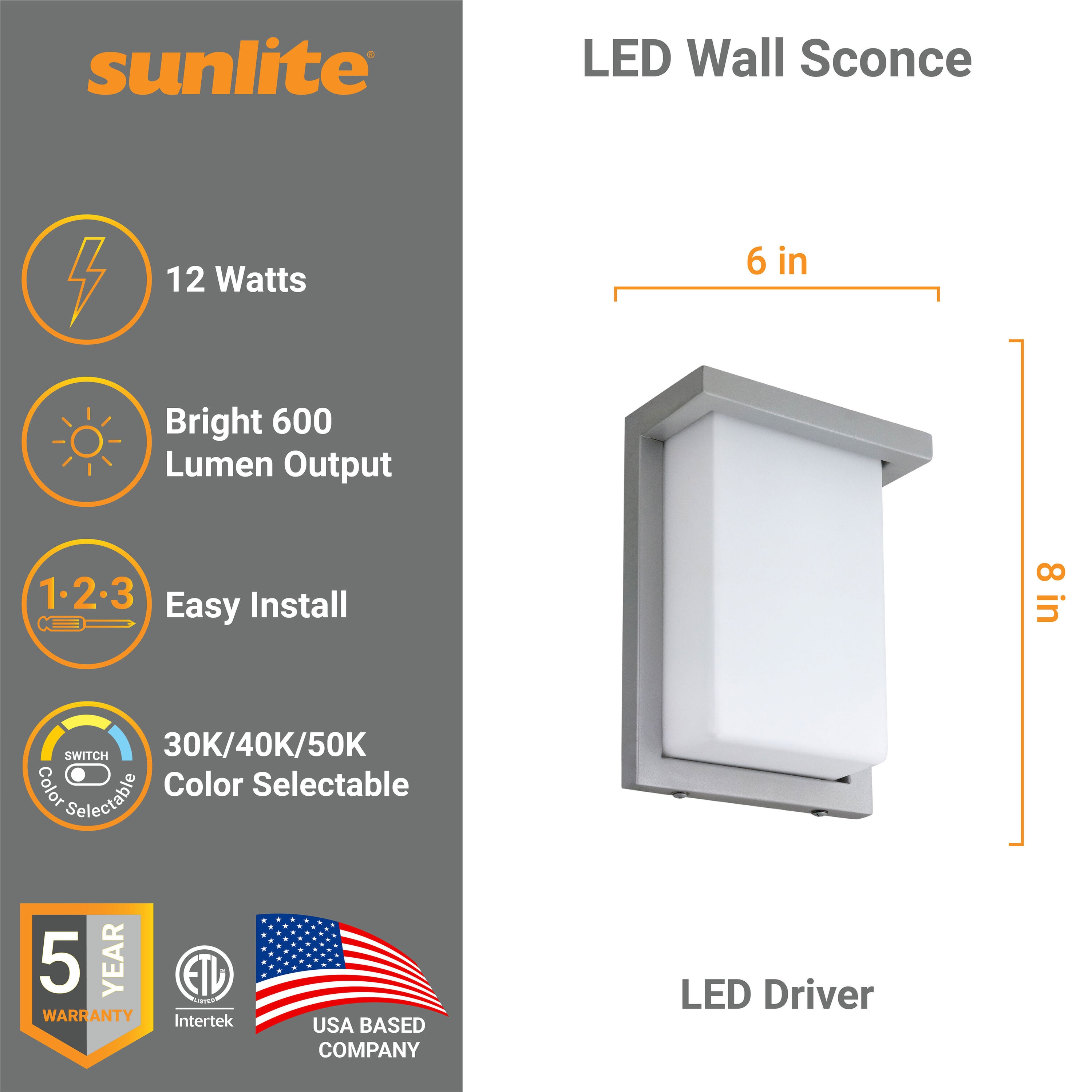 Sunlite LW07223 Outdoor-Wall-Lighting - View #2