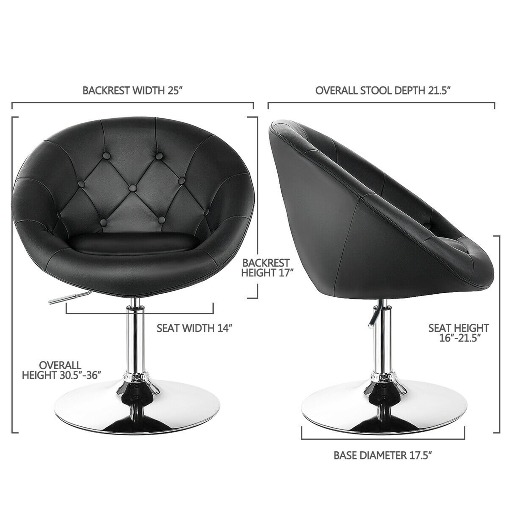 Costway SXL00134 stools - View #2