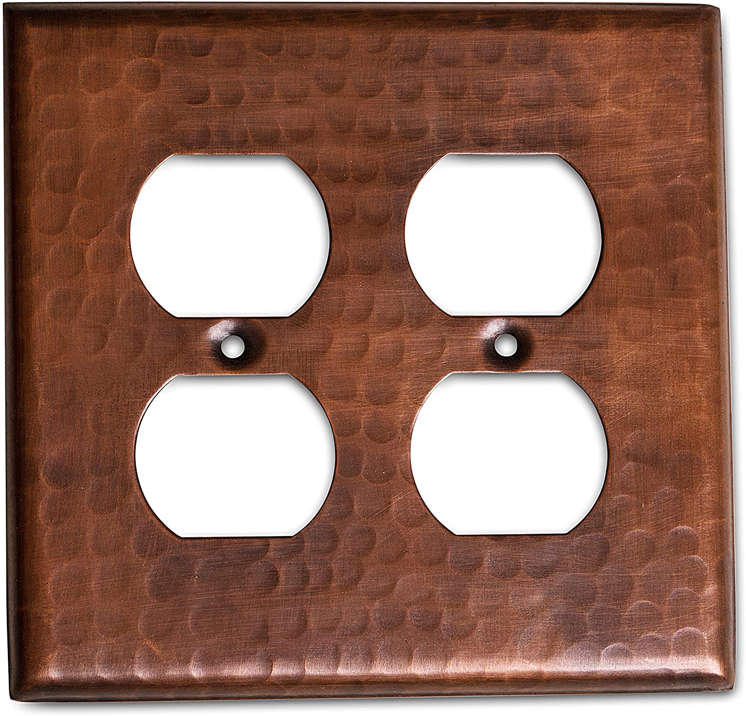 Monarch Abode 17019 2 -Gang Standard Size Oil Rubbed Bronze Metal Indoor Decorator Wall Plate