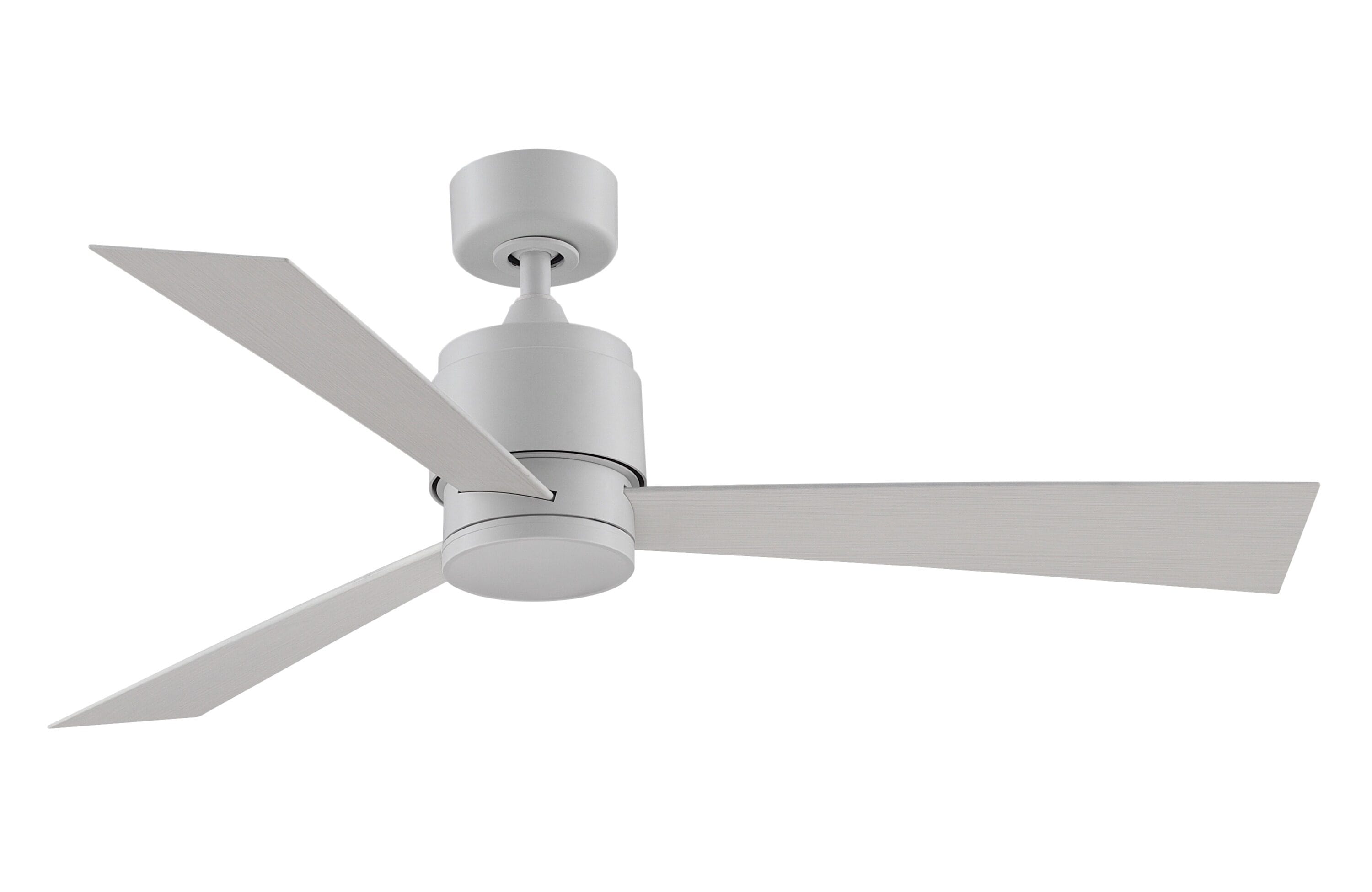 Fanimation FP4660MWW-52WWW Zonix Wet Custom 52-in Matte White with White Washed Blades Indoor/Outdoor Propeller Ceiling Fan Light Kit Compatible and Remote (3-Blade)