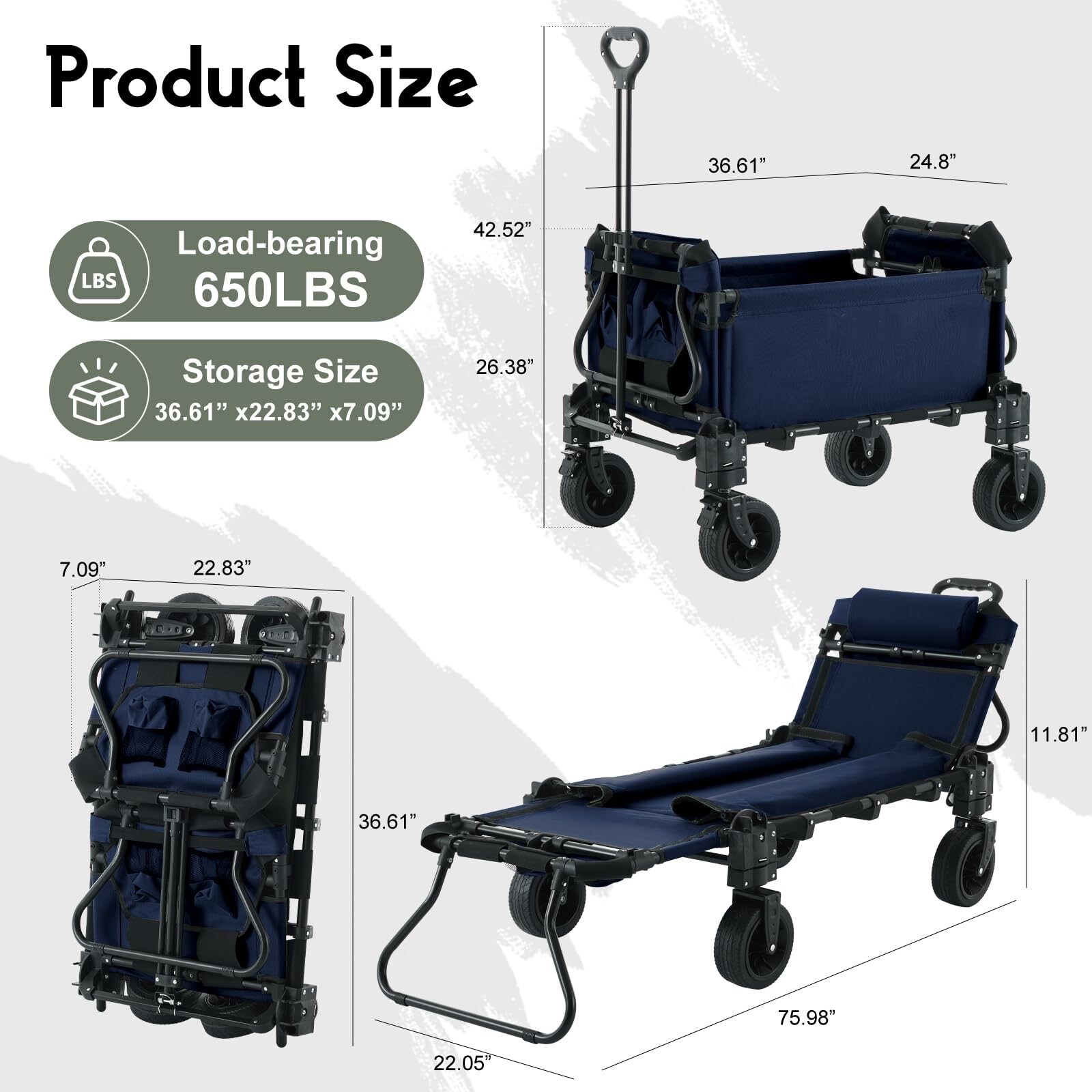 GarveeLife CLJ-XIGSFTL2RKB Yard-Carts - View #2