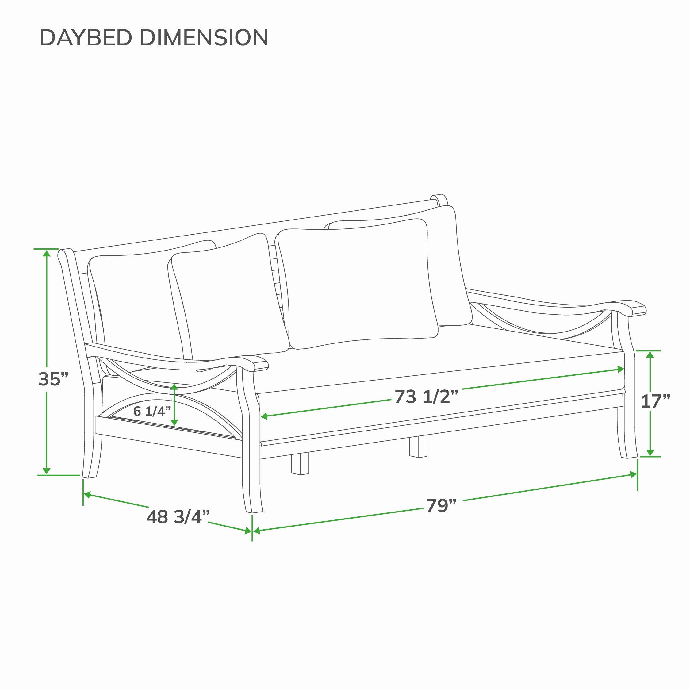 Cambridge Casual 460138-TW-XX-BG-XX Patio-Sofas-Daybeds - View #8