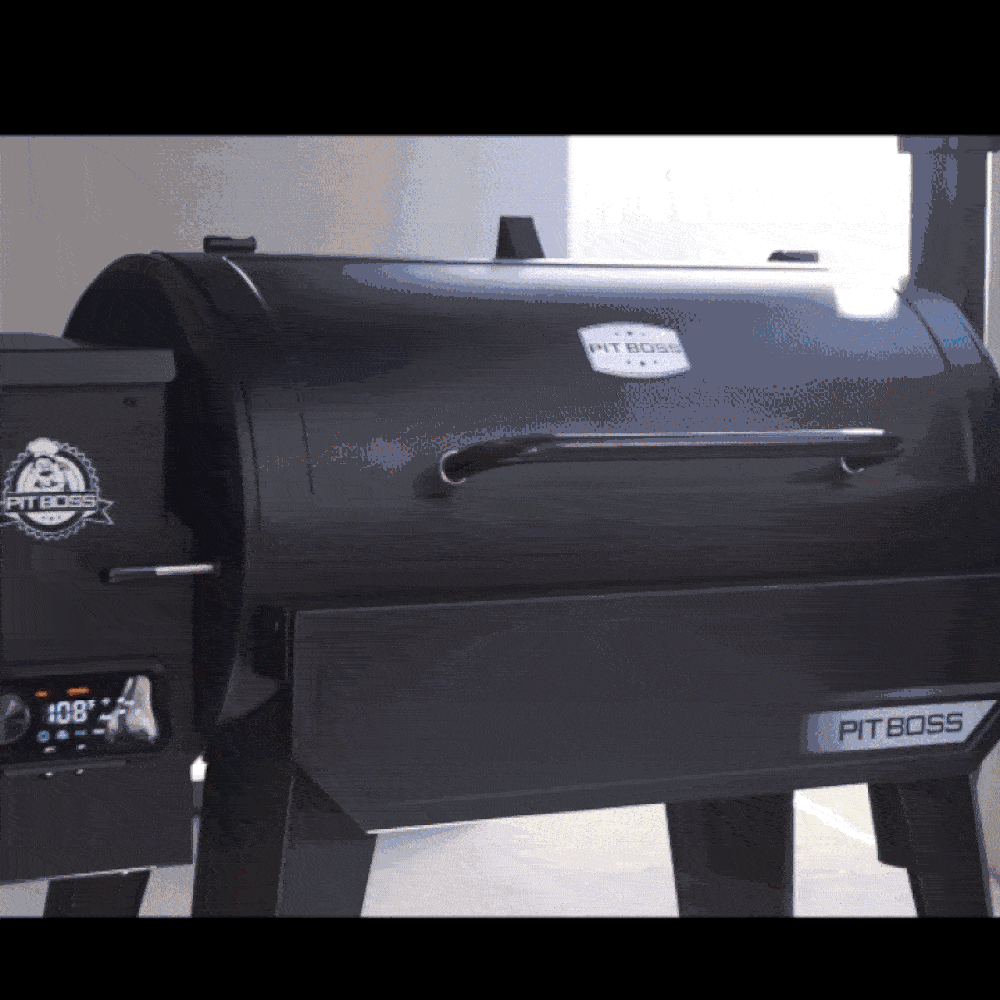 Pit Boss 1150 DX Series 1130-Sq in Black Pellet Grill with Smart Compatibility