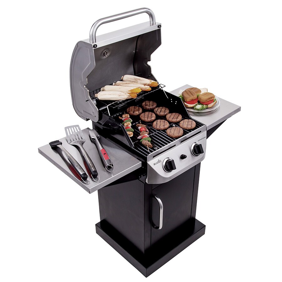 Char Broil Advantage Black and Stainless 2 Burner Liquid Propane