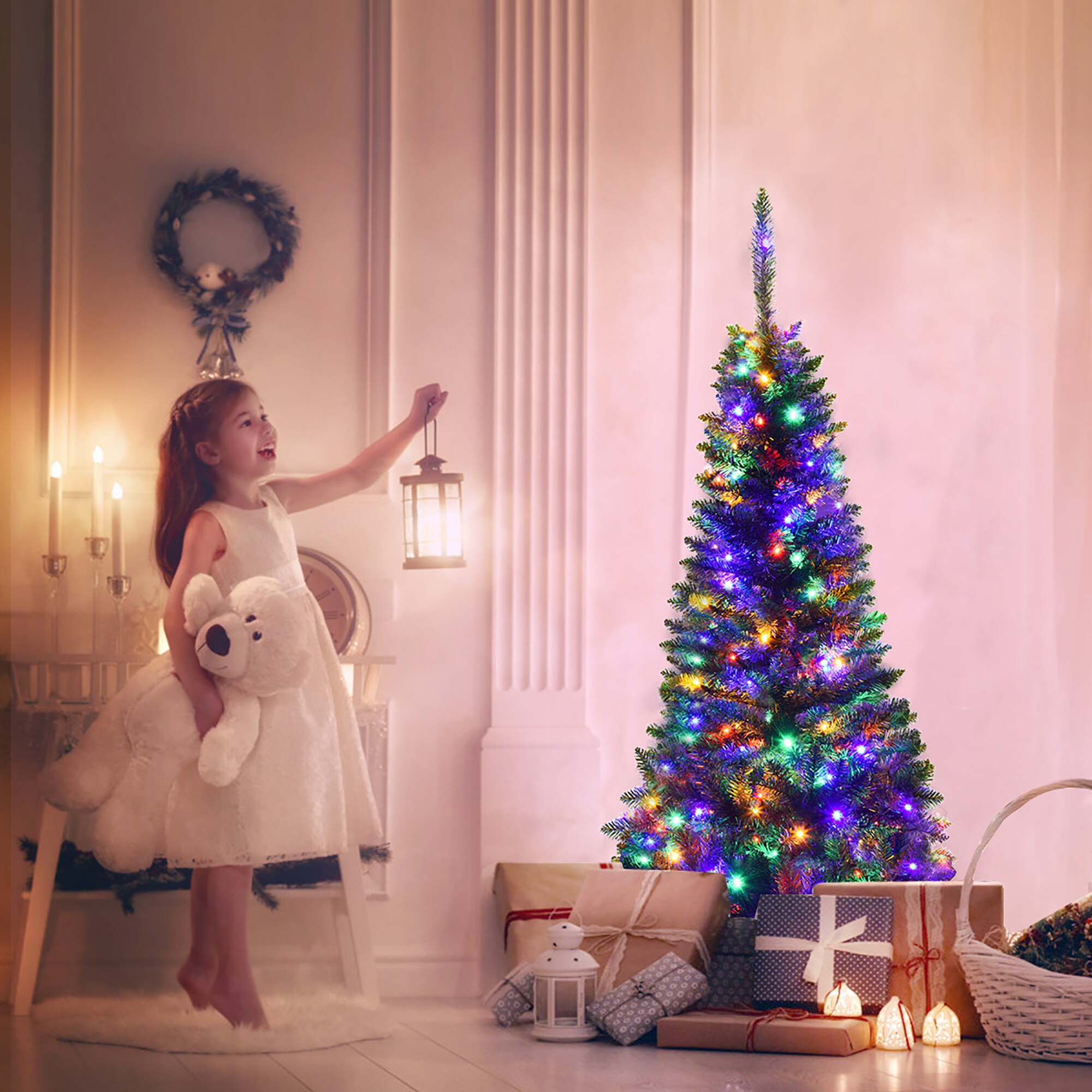 Goplus LWS00817 Artificial-Christmas-Trees - View #8