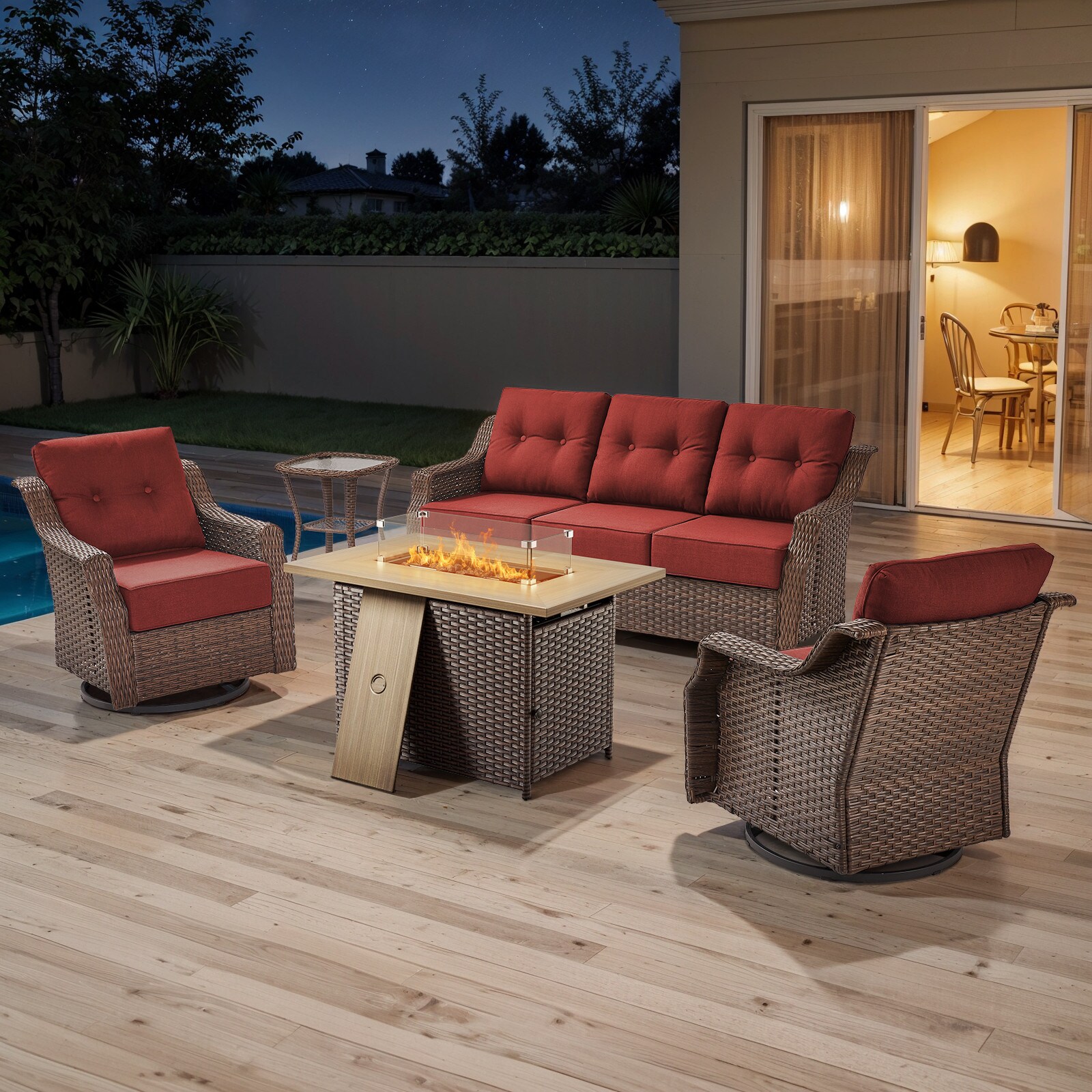 Rilyson FS144CCBR132060-5 Patio-Conversation-Sets - View #16