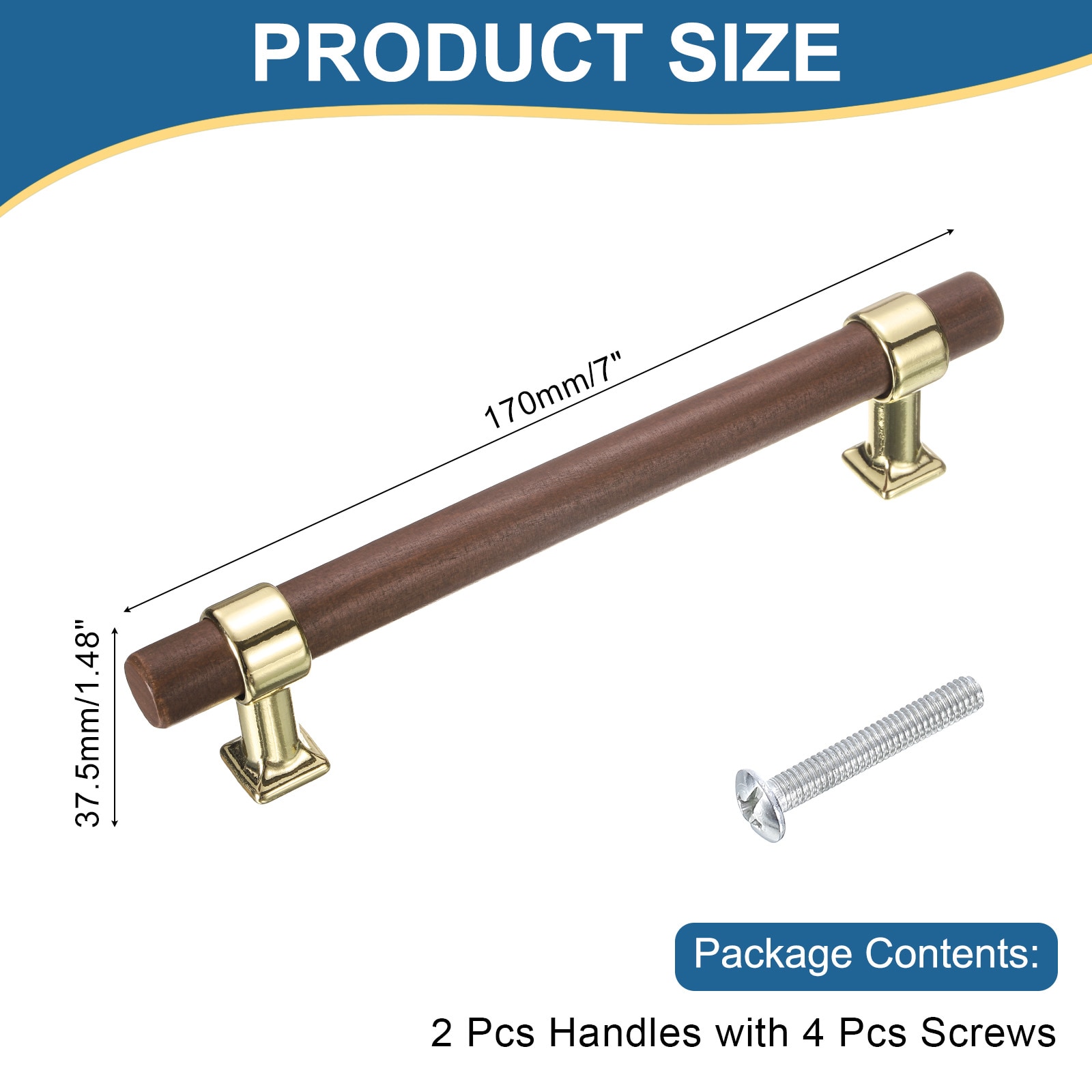 Unique Bargains S25093000UX6320 Cabinet-Pulls - View #2