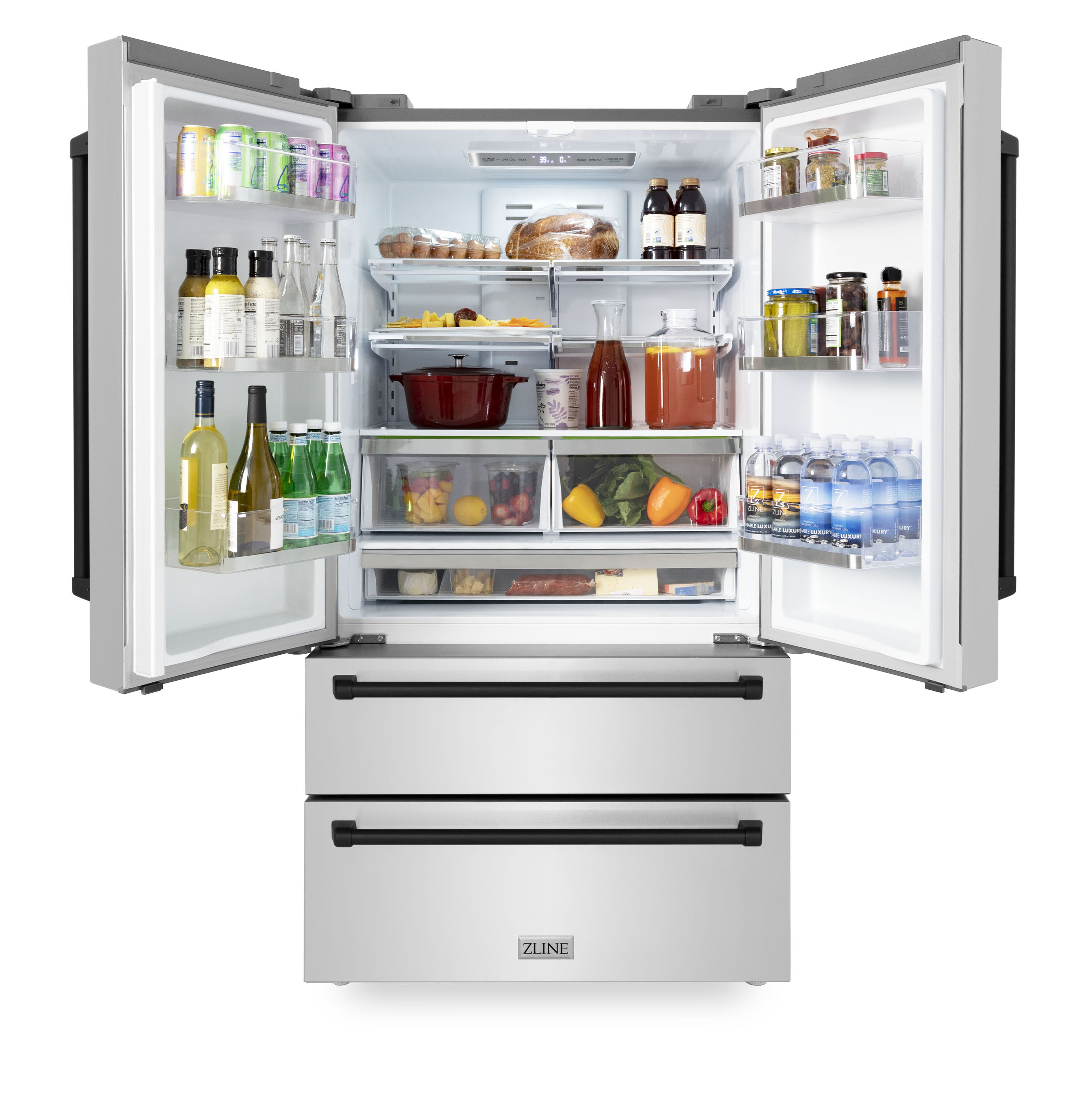 ZLINE KITCHEN & BATH RFMZ-36-MB French-Door-Refrigerators - View #2