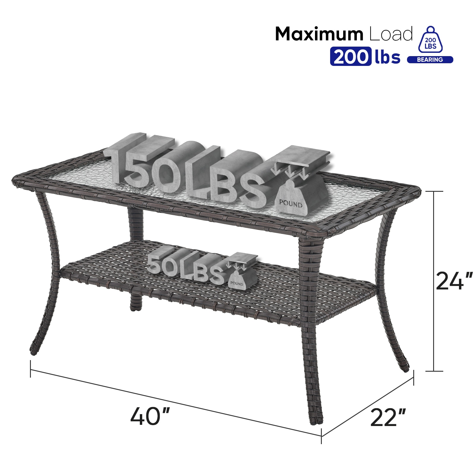 Rilyson FS111 Patio-Tables - View #4