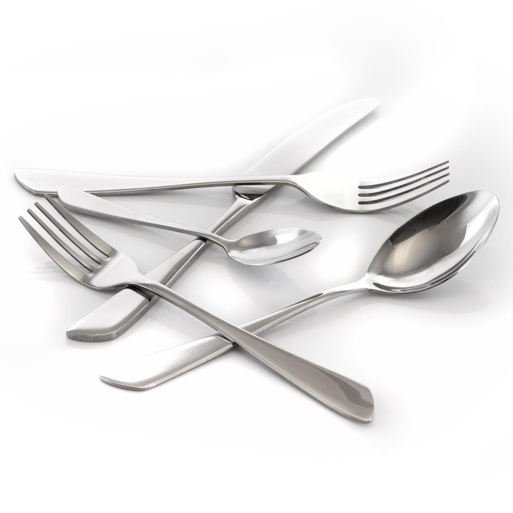 MegaChef Gibbous 20-Pieces Polished Modern Flatware in the Flatware ...