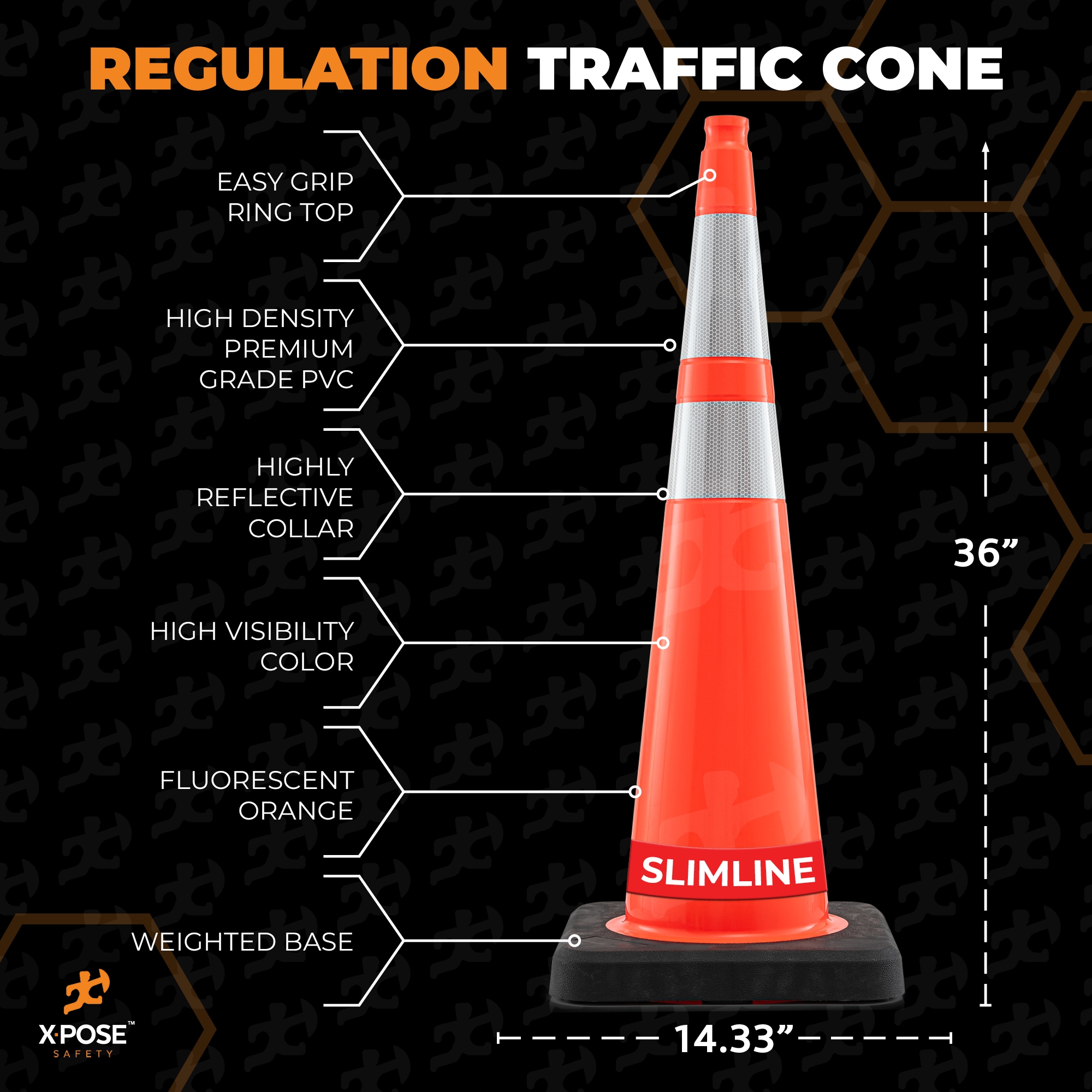 XPOSE SAFETY OTC36SL-64-12L-48-X Traffic-Safety-Equipment - View #2