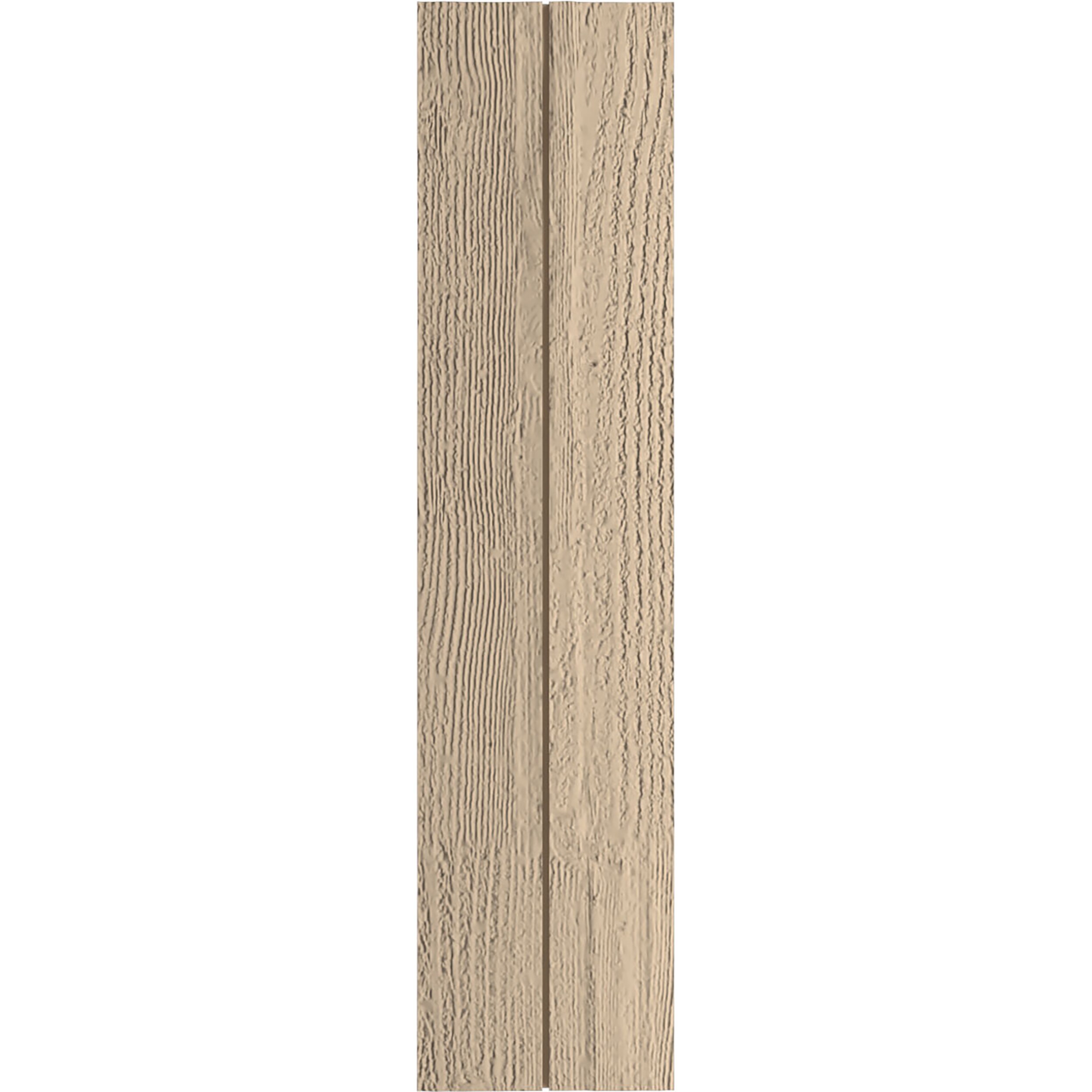 Ekena Millwork SHUBJN11X24RSPR 11-in W x 24-in H Rough Sawn Paintable/Stainable Board and batten No batten Exterior Shutters ( 2 -Pack )