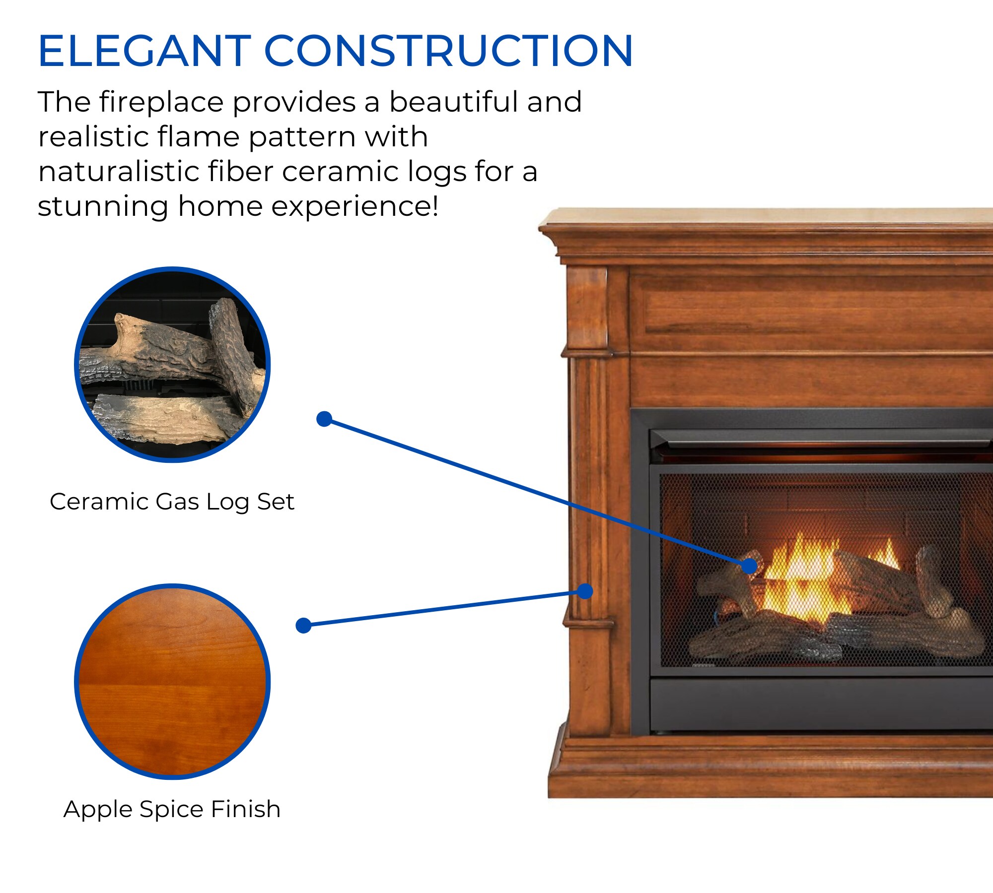 Duluth Forge DFS-300T-3AS Gas-Fireplaces - View #2