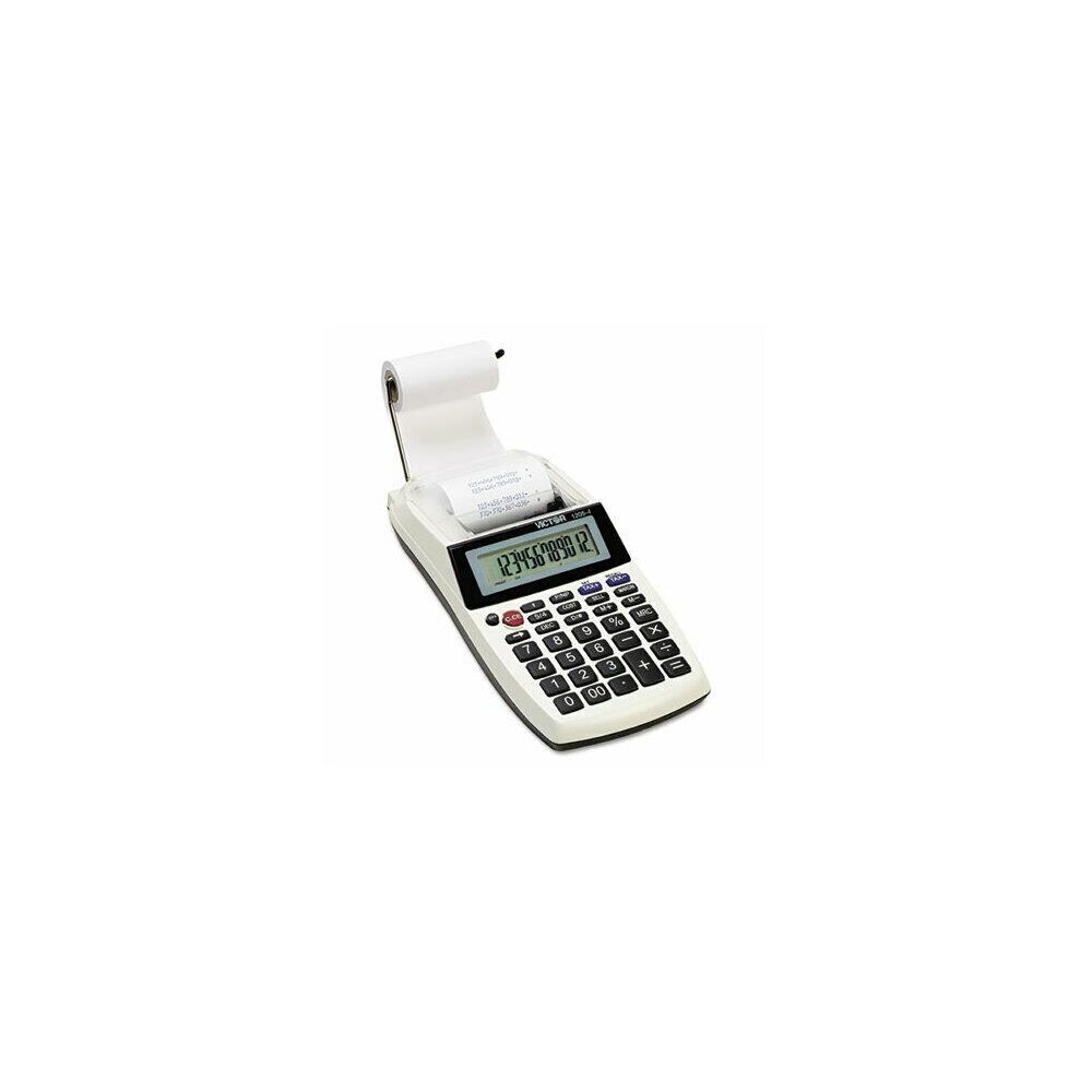 Victor WYN8752 VICTOR VCT1205-4 1205-4 12 Digit- Portable Printing Calc