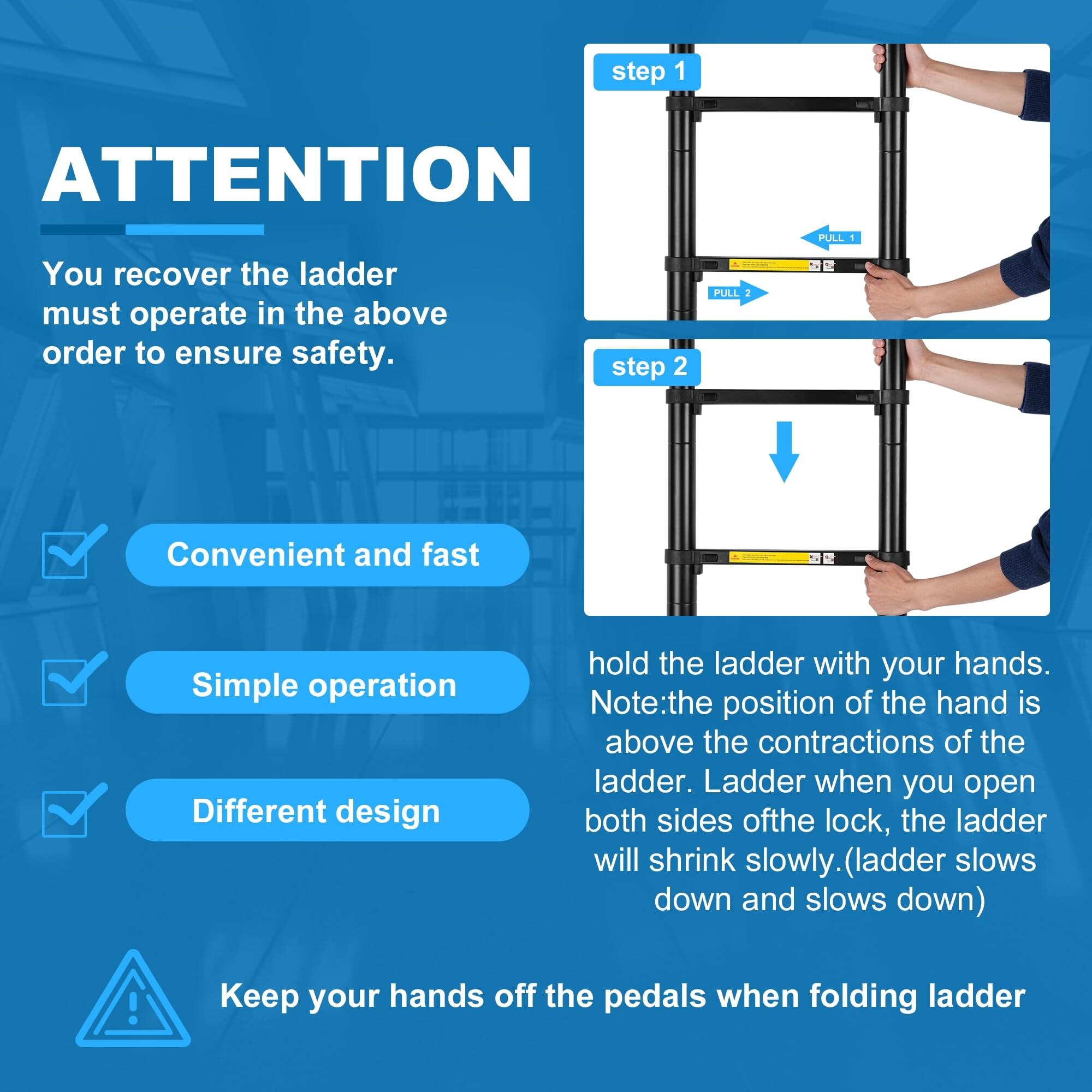 Numhew NHBEN384350 Extension-Ladders - View #5