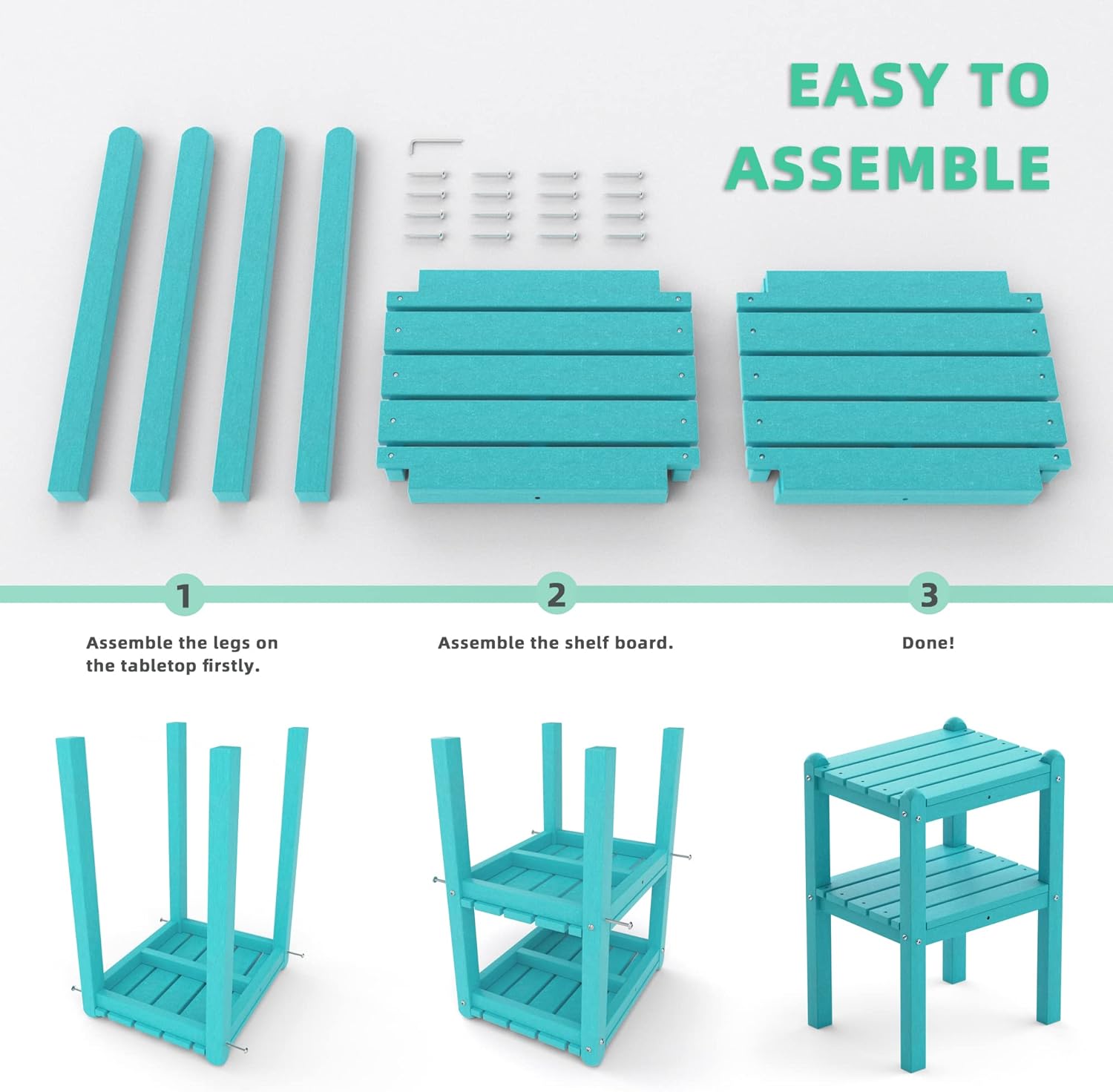 Poly furniture ST-HE03-TU Patio-Tables - View #5
