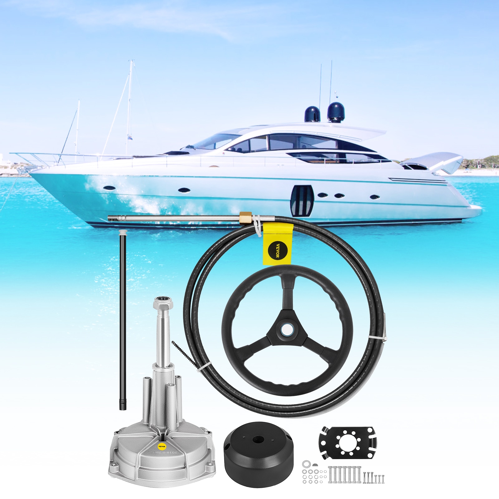 VEVOR XWYYFXB10YCDFXP01V0 Boat-Control-Cables - View #2