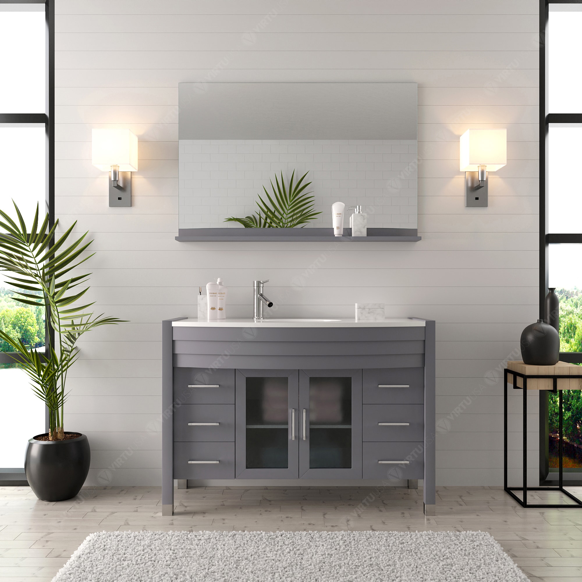 Virtu USA MS-509-S-GR-NM Bath-Vanity-Combo - View #2
