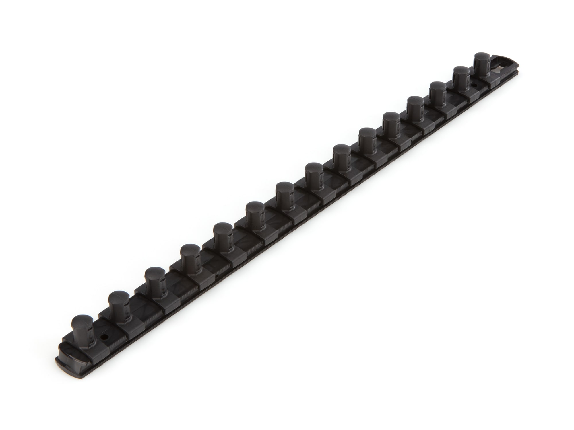 TEKTON Plastic Socket Storage- 1/2 In Drive X 18-in Socket Rail with 15 ...