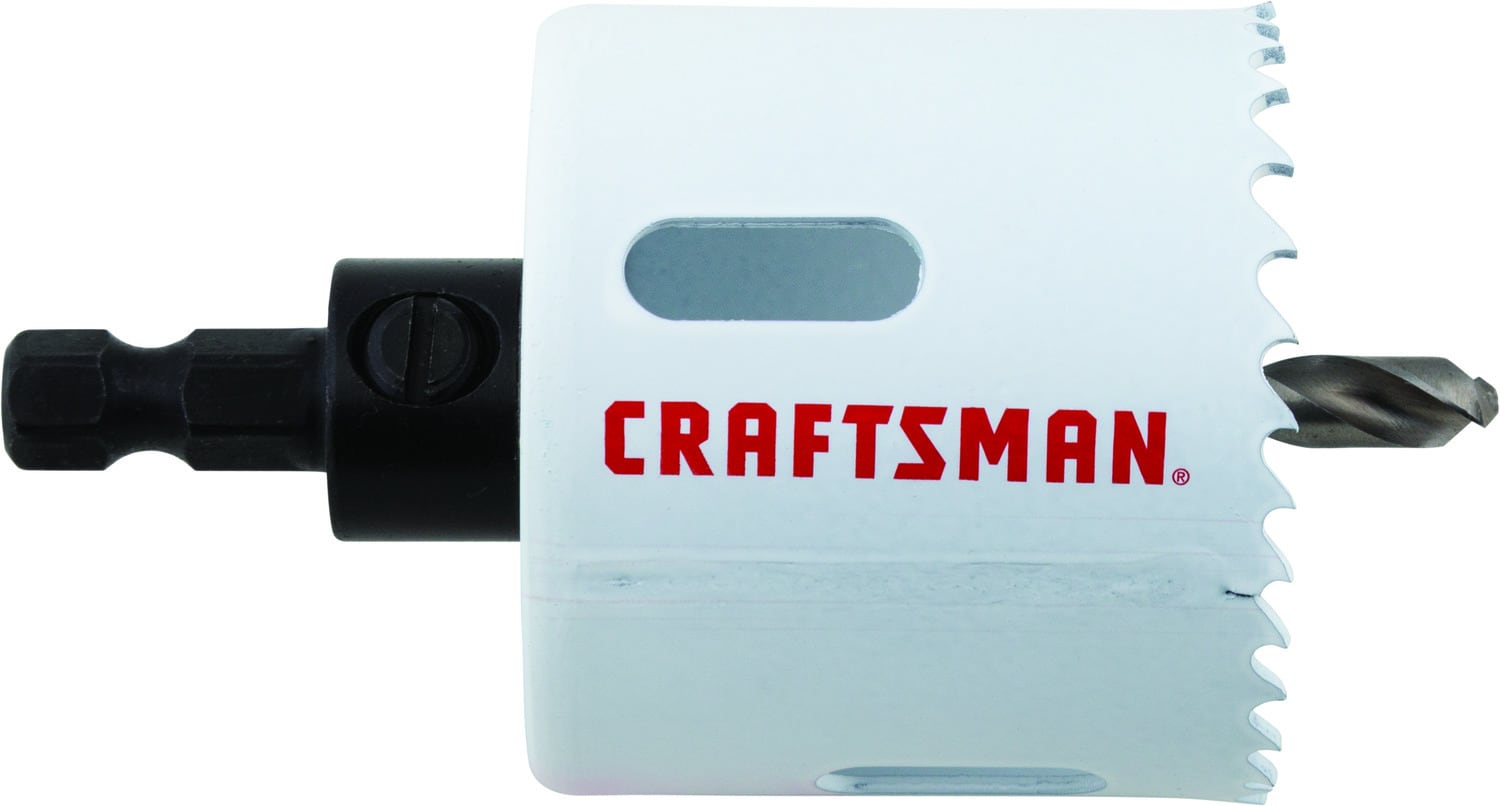 CRAFTSMAN 2 1 8 in Bi Metal Arbored Hole Saw in the Hole Saws