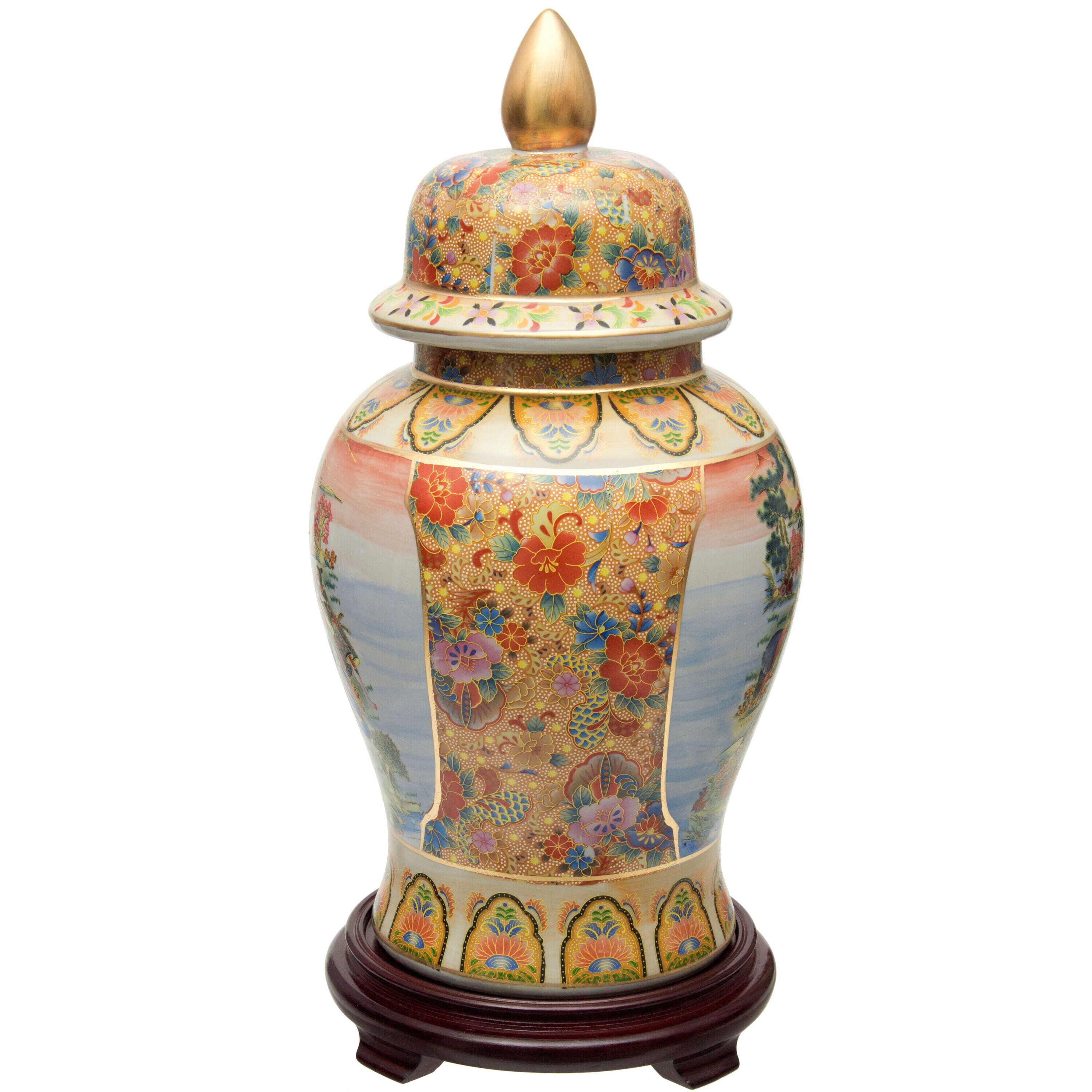 Oriental Furniture BW-TJAR-HRS1 Decorative-Accessories - View #2