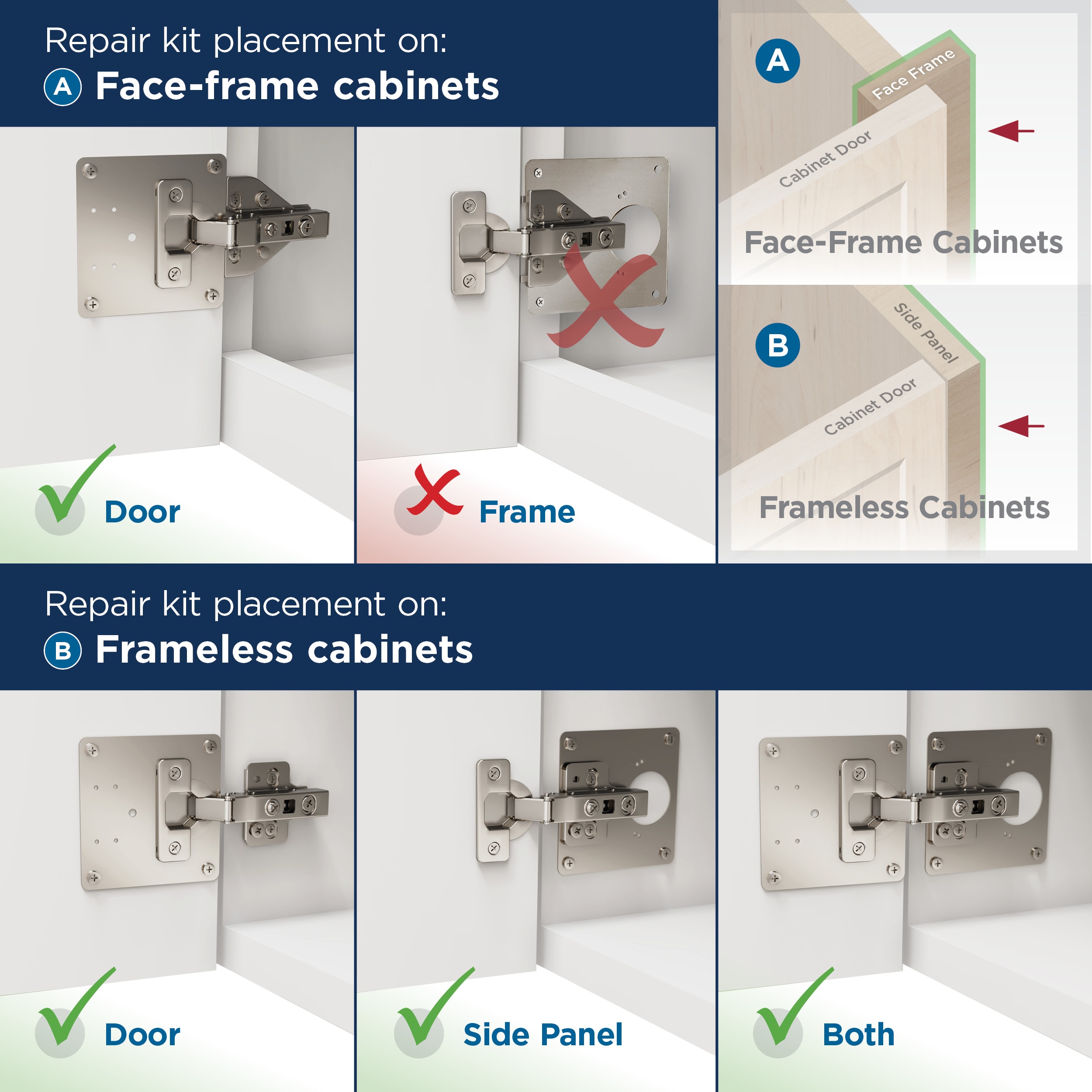 Amerock BP9243PLT Cabinet-Hinges - View #5