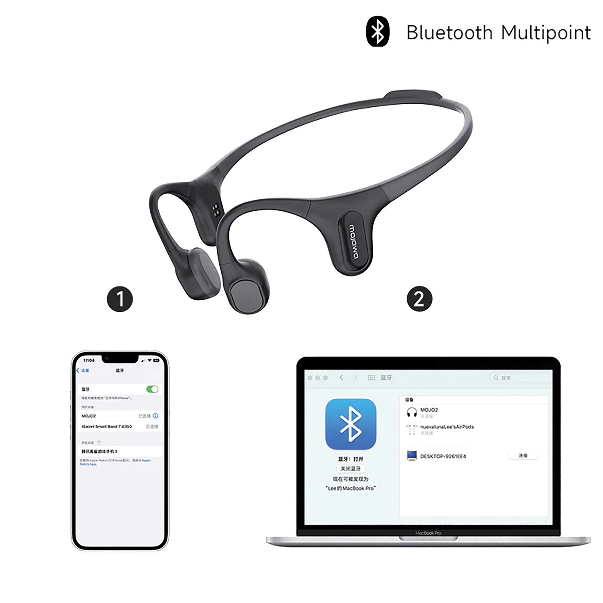 Mojawa MOJRPBKGL01 headphones - View #4