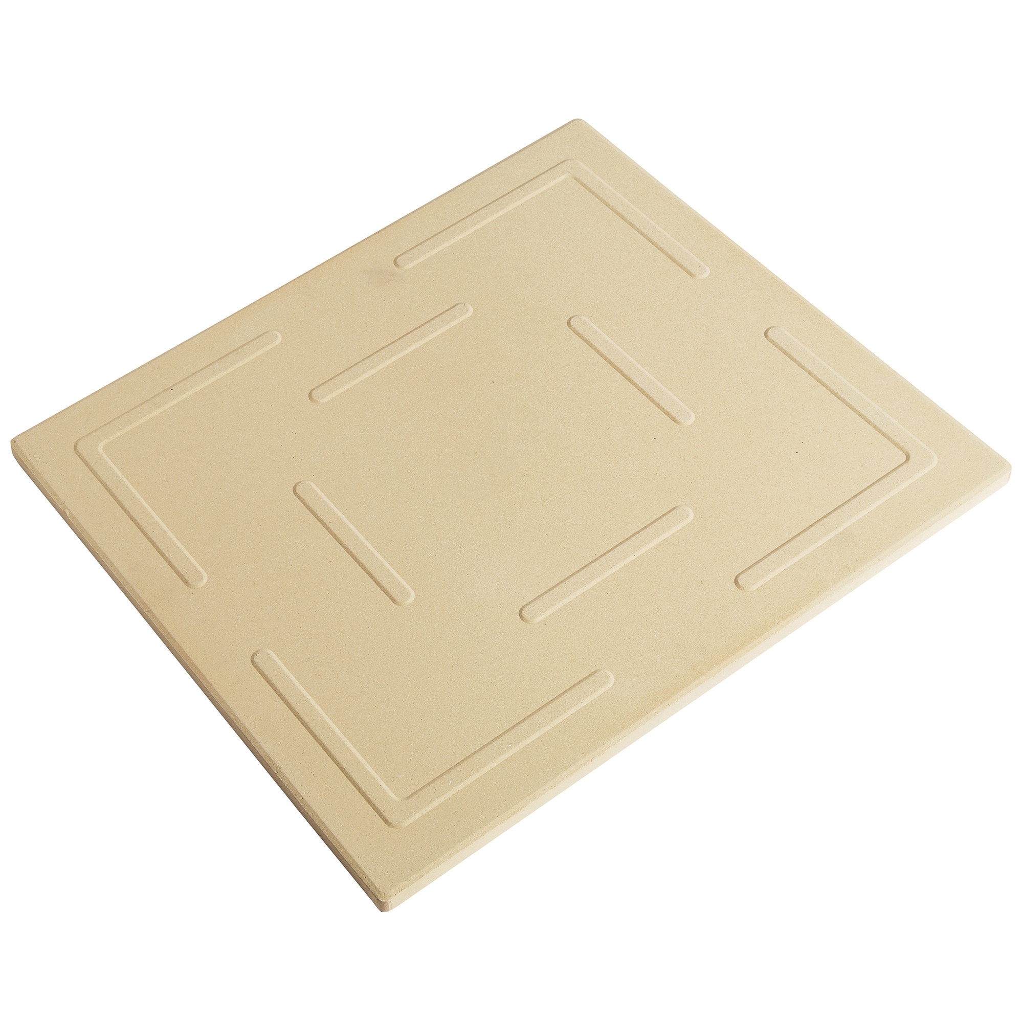 Old Stone Beige Cordierite Rectangle Pizza Stone, 14x16-Inch