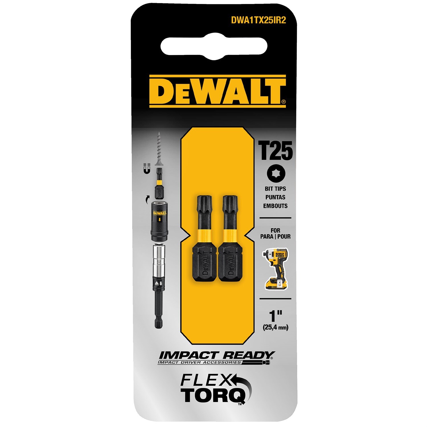 DEWALT® FlexTorq® Screwdriving Bits 