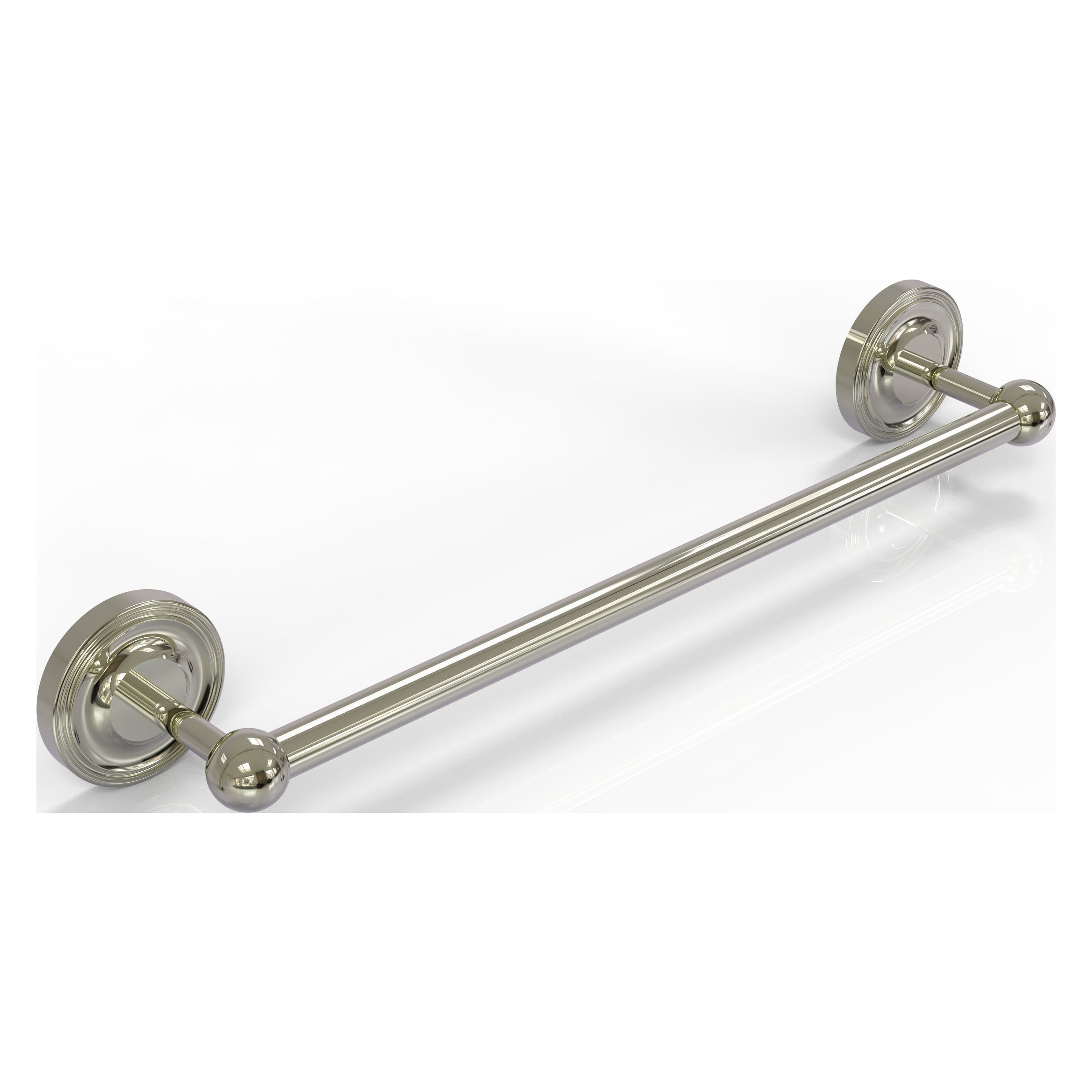 Allied Brass PR-41/30-PNI Prestige Regal 30-in Polished Nickel Wall mount Single Towel Bar