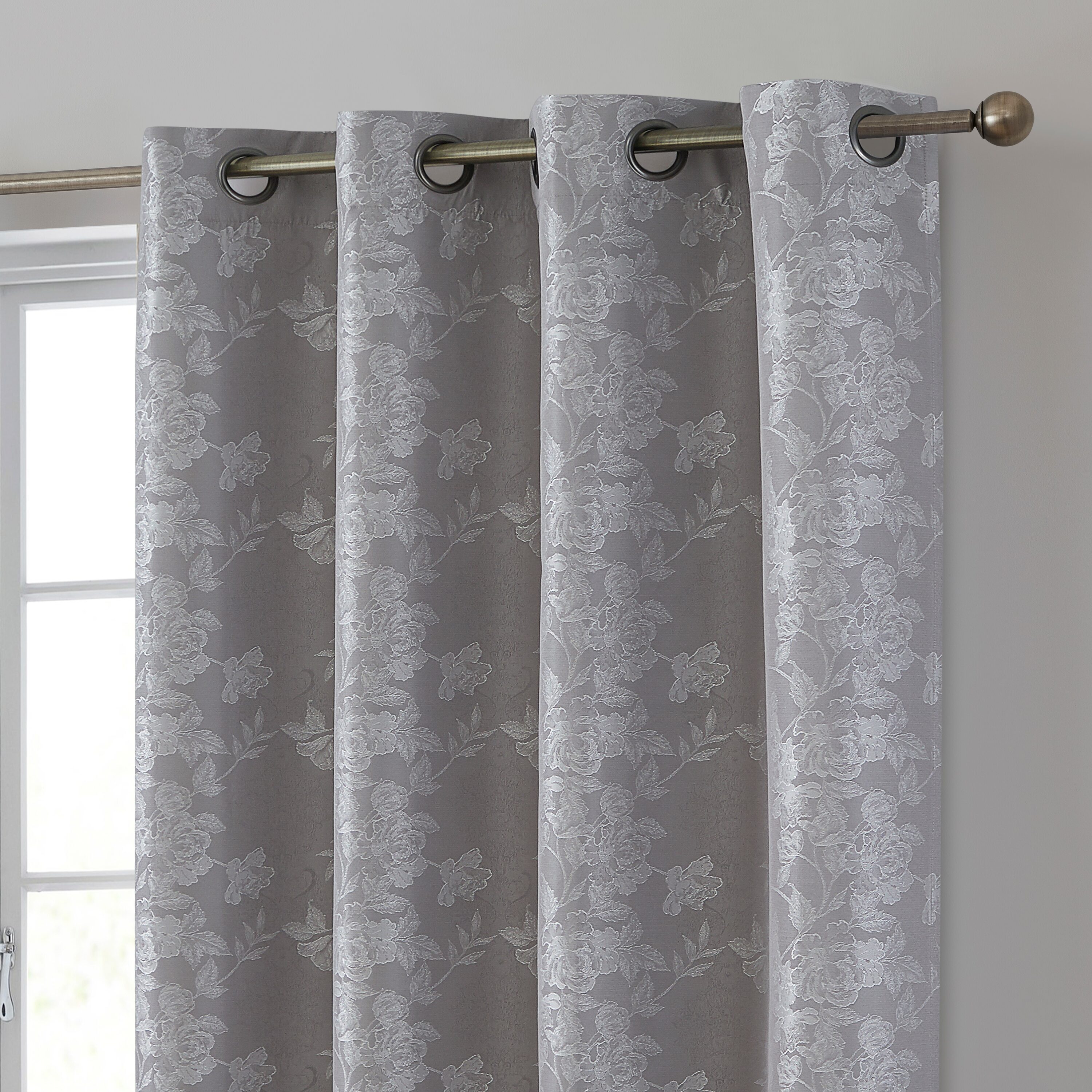 HLC.me SRNTYBLKT-GRY84 curtains - View #4