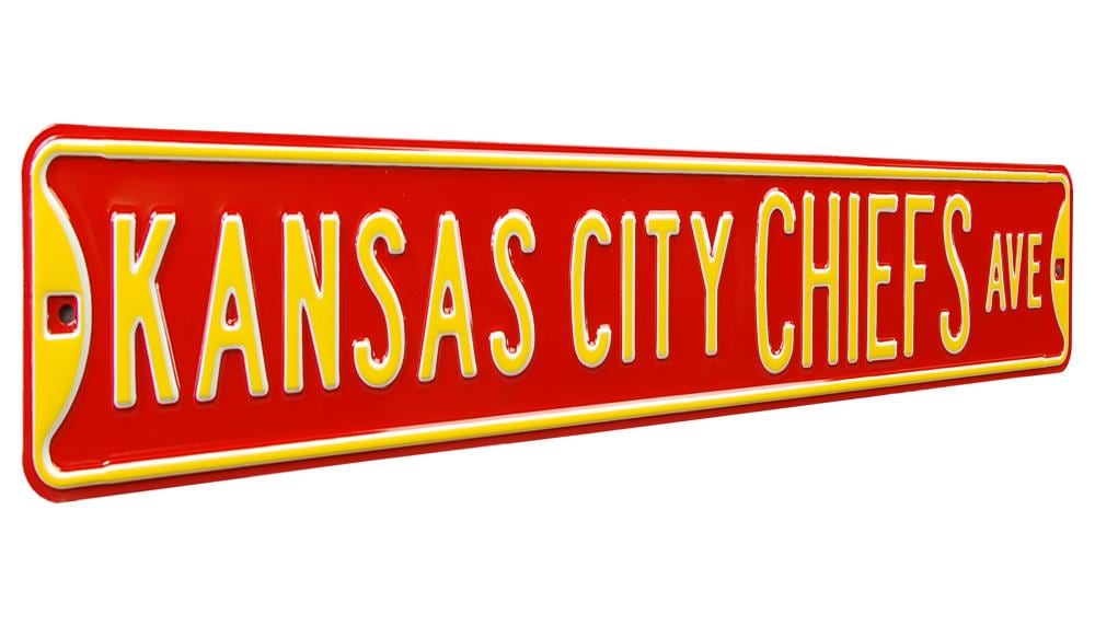 Authentic Street Signs Kansas City Chiefs 6-in x 36-in Metal Blank