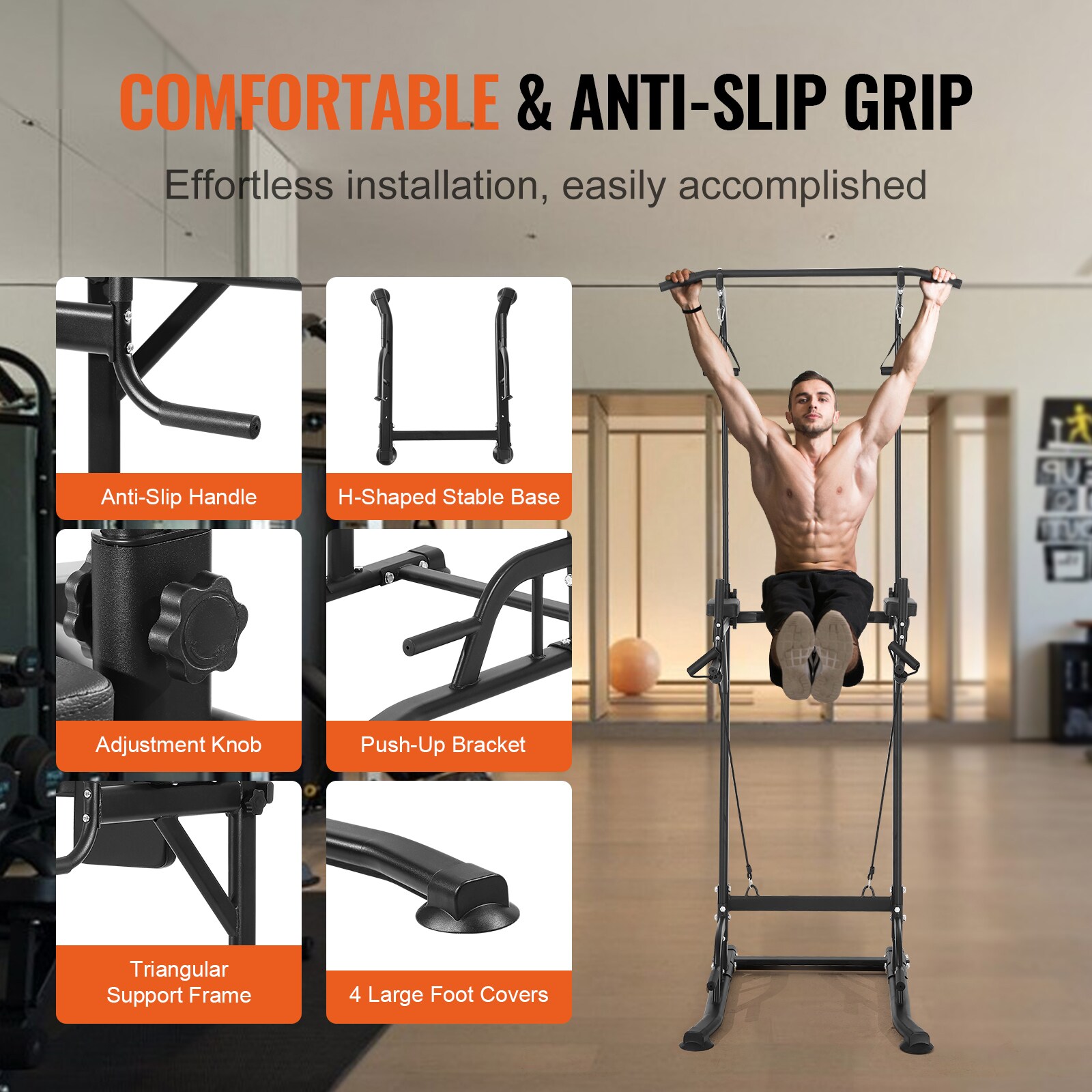 VEVOR DGNYTXSJDZDKIFTU7V0 Pull-up-Push-up-Bars - View #7