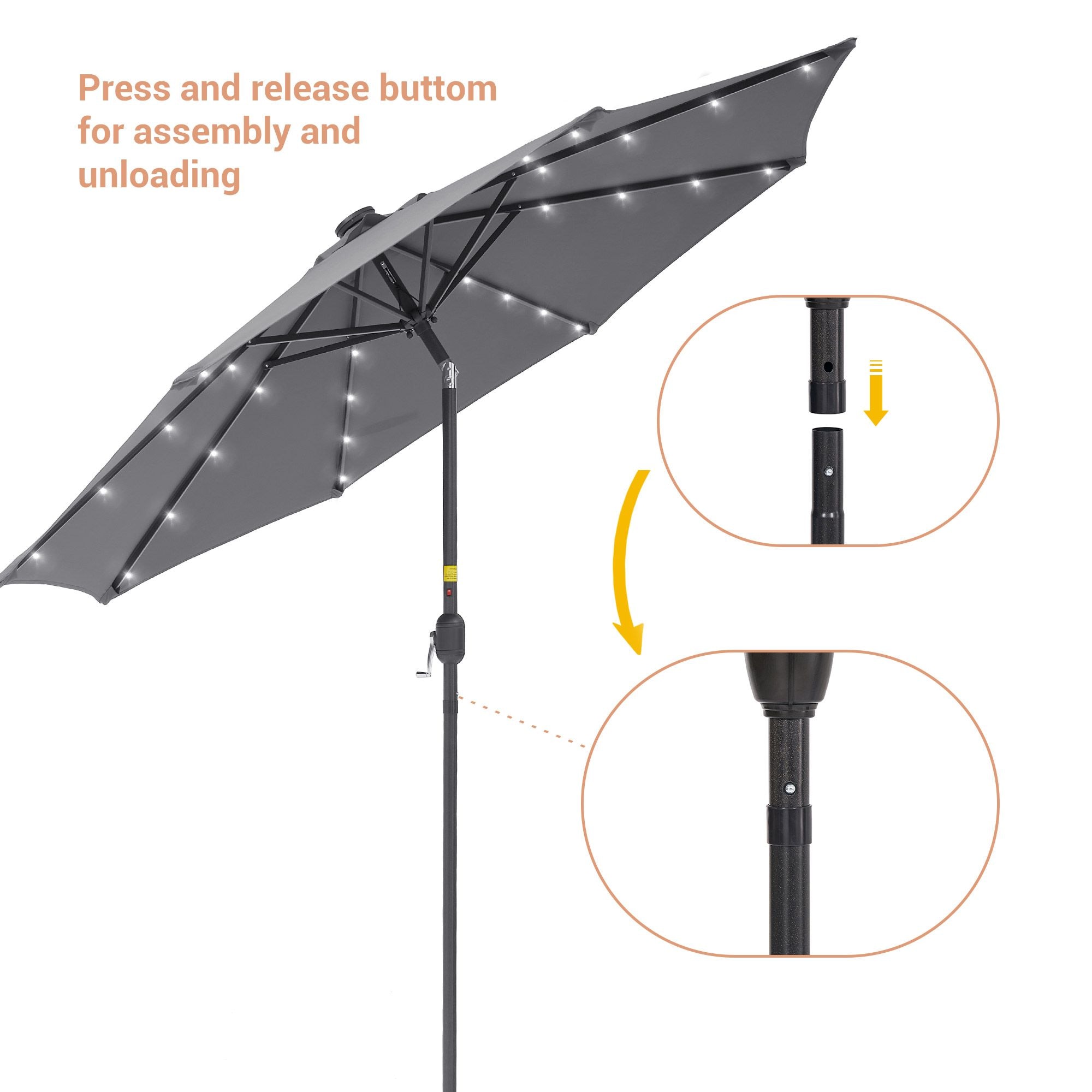 ACEGOSES LW-R-09A-LED Umbrellas-2 - View #6