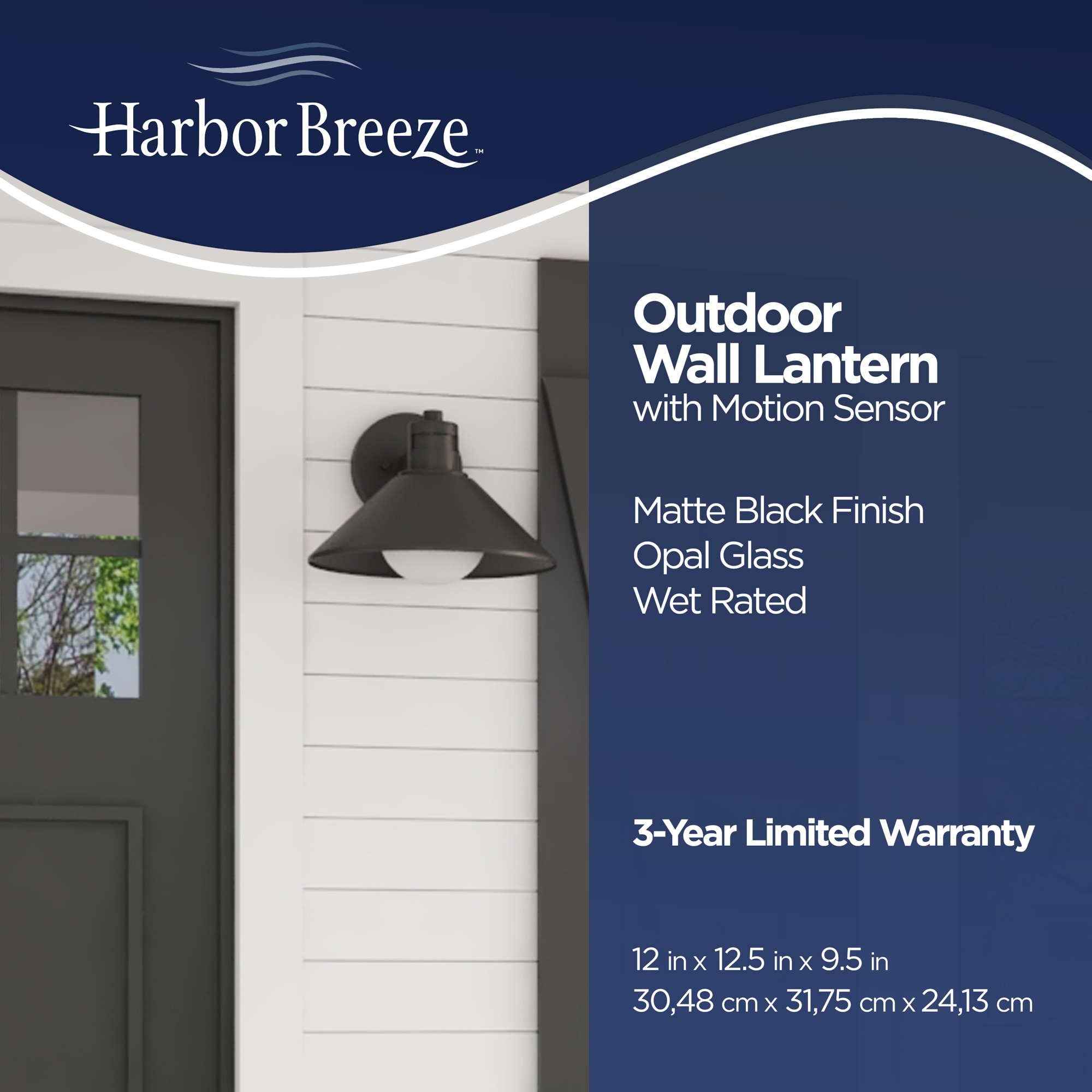 Harbor Breeze 43084 Outdoor-Wall-Lighting - View #3
