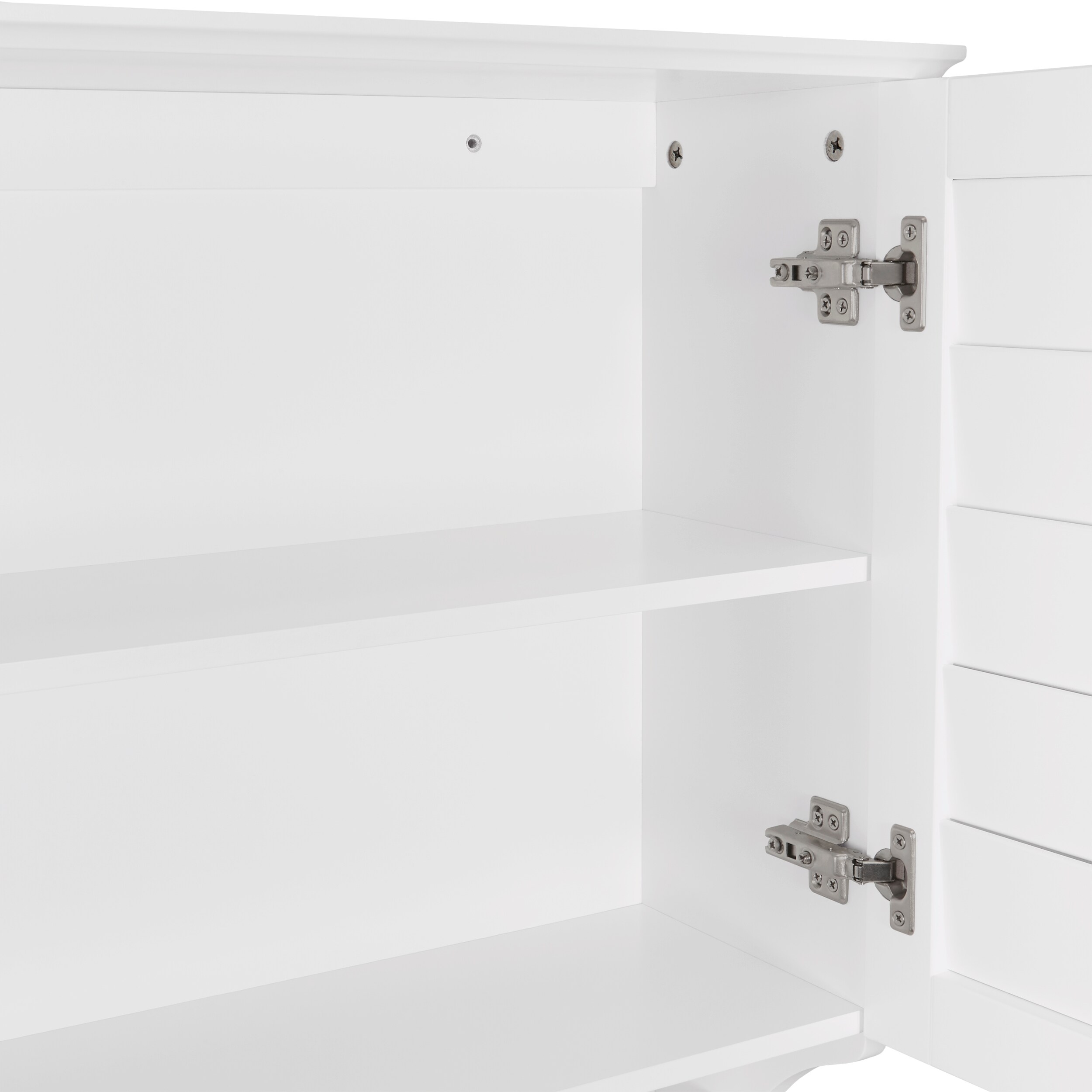 RiverRidge Brookfield 23.5-in x 25.19-in x 8.88-in White Soft Close Bathroom  Wall Cabinet in the Bathroom Wall Cabinets department at