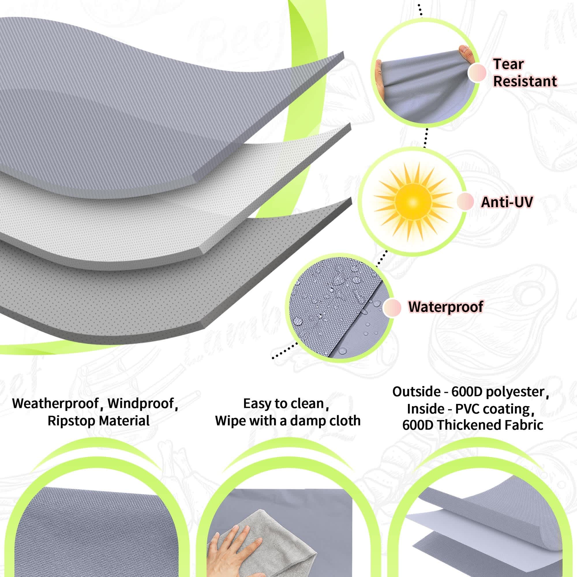 Aoibox LAB0408C22 Grill-Covers - View #3