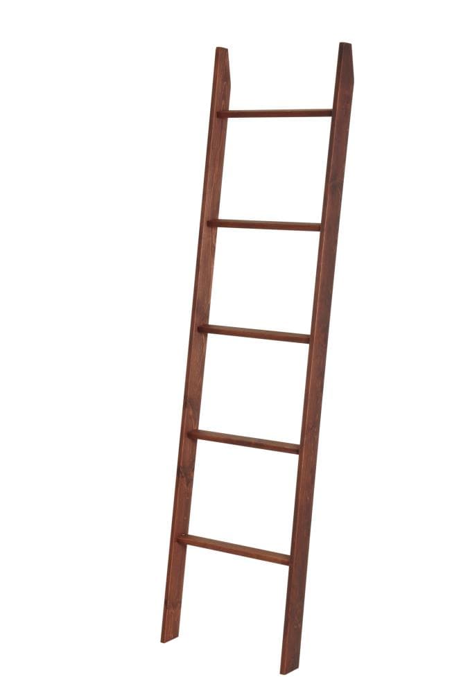 BrandtWorks 209L-SK Dark Brown Leaning Blanket Ladder