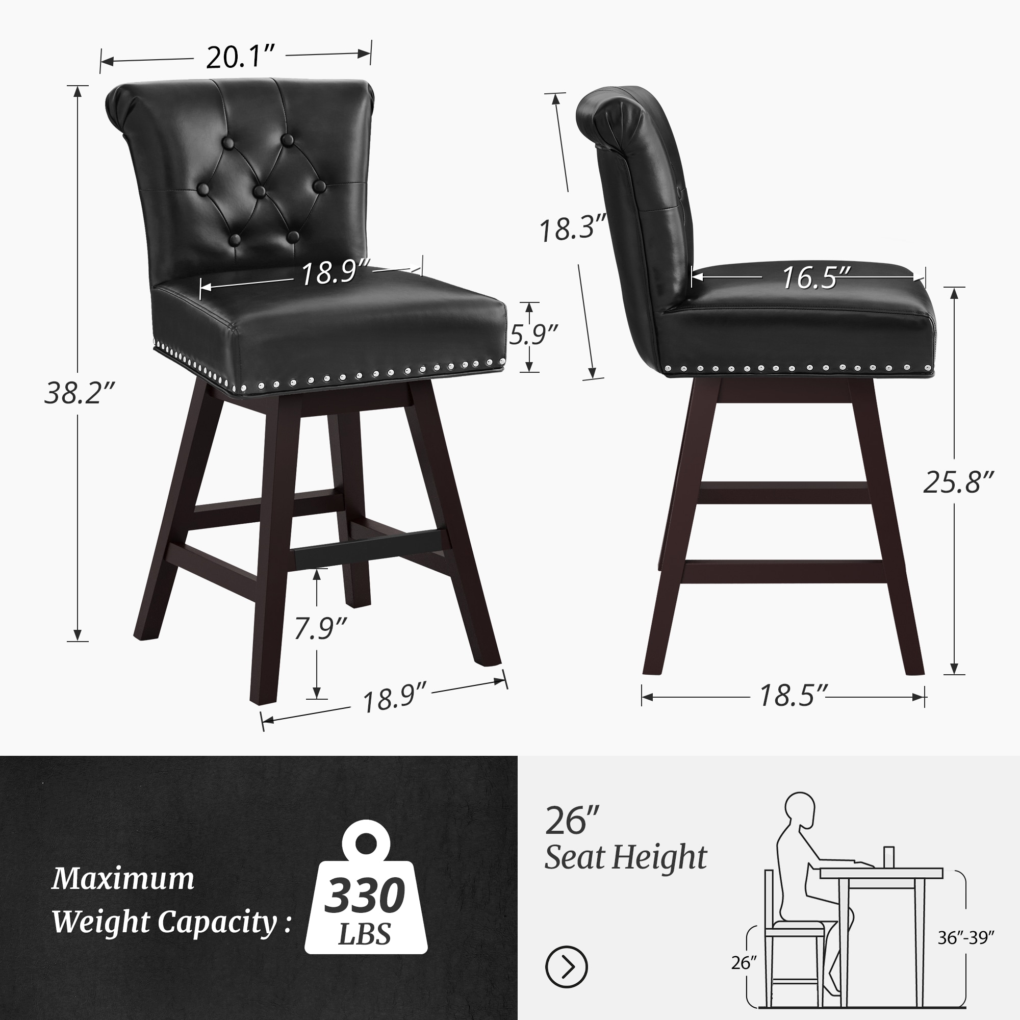 LUE BONA YB-014-01LS stools - View #2