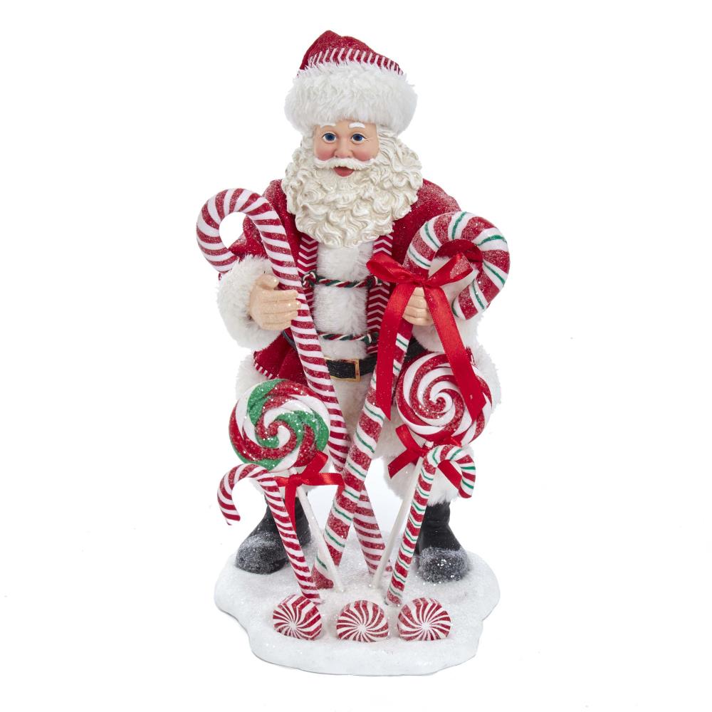 Kurt S. Adler 10.5in Figurine Santa Christmas Decor at